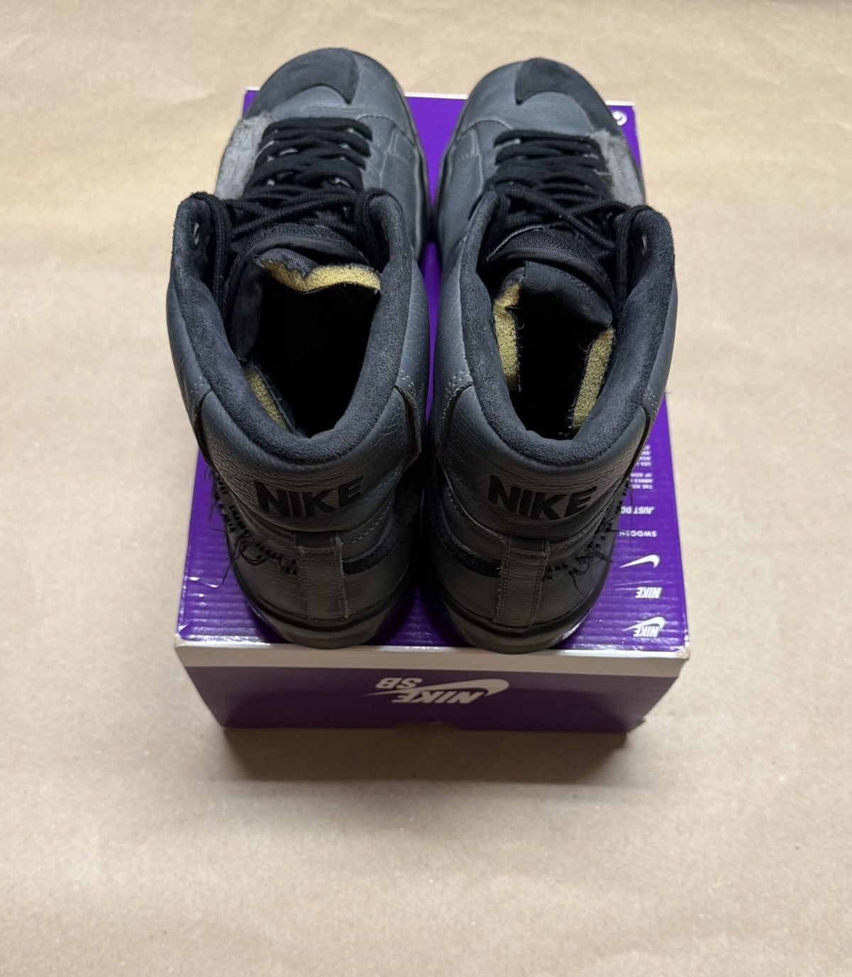 Nike Nike SB Zoom Blazer Mid Edge L Iron Grey men’s size 14 shoes Size US 14 / EU 47 - 4 Thumbnail
