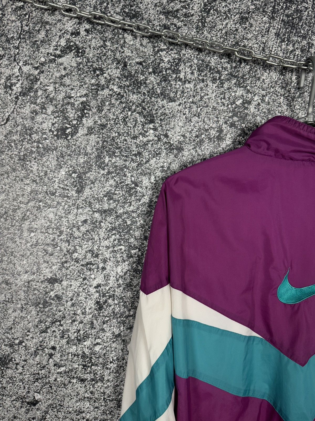 Nike Nike Nylon Jacket Vintage 80s Windbreaker Retro Style Size M Size US M / EU 48-50 / 2 - 14 Thumbnail