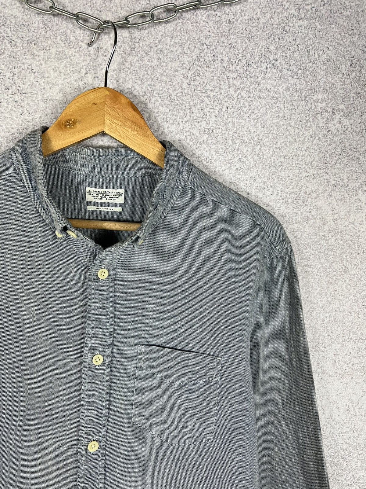 Allsaints Allsaints Luxury Design Shirt Long sleeve Size US M / EU 48-50 / 2 - 2 Thumbnail