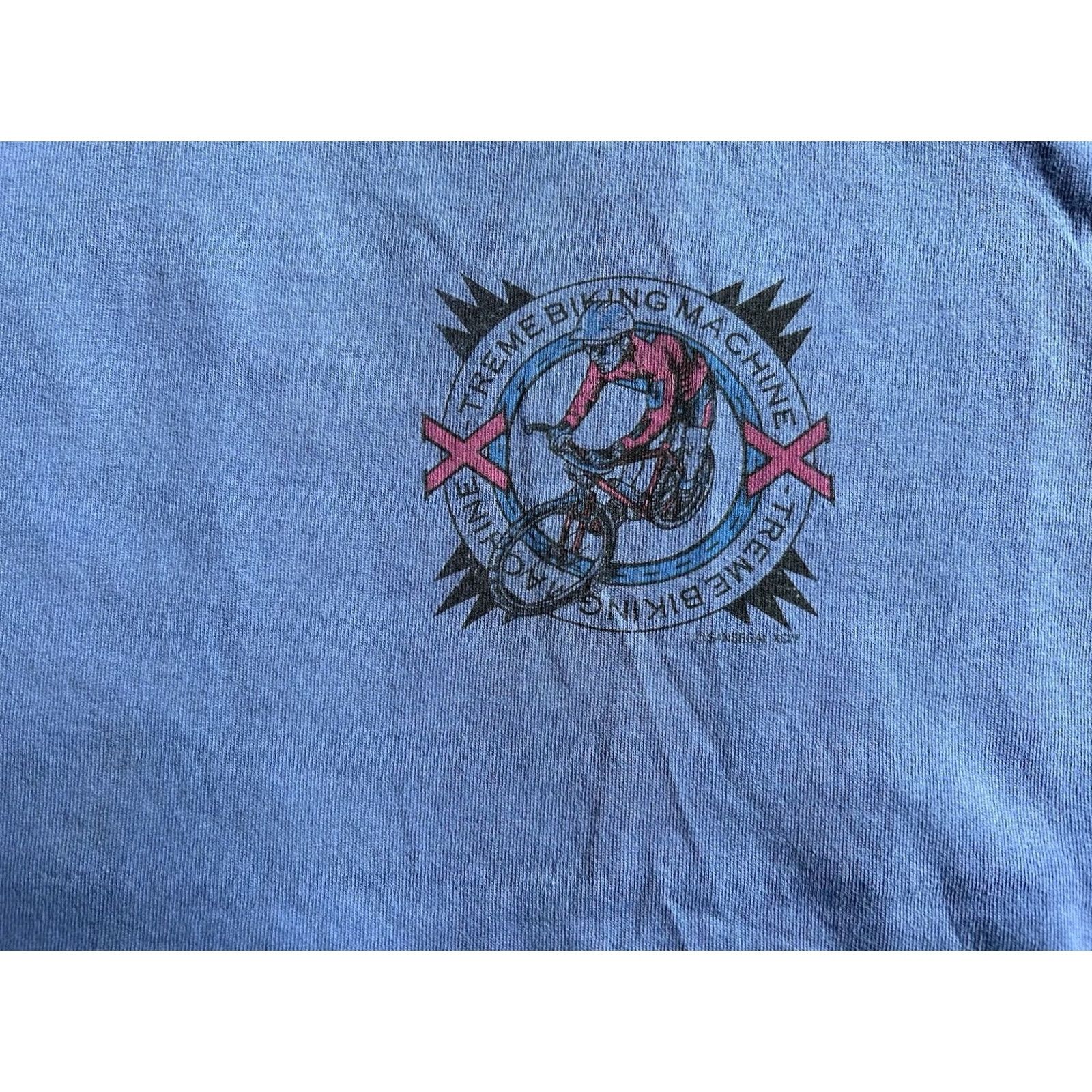 Vintage VINTAGE Pocono Mountain Bikes T Shirt XL Blue Mountain Biking 90s Men Shirt Size US XL / EU 56 / 4 - 4 Thumbnail