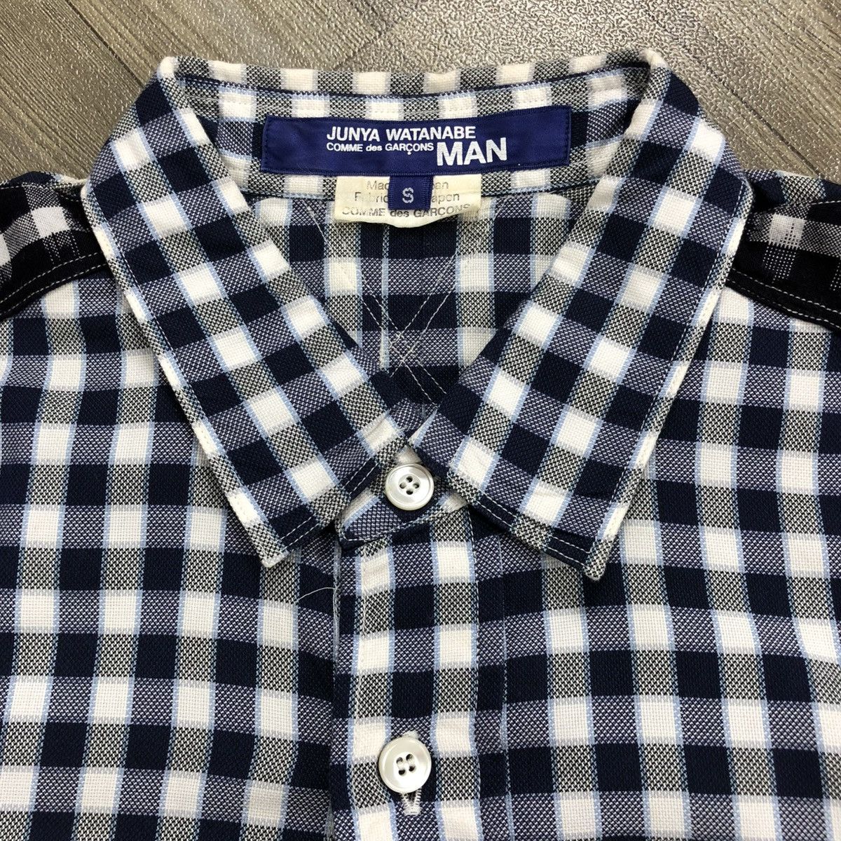 Comme des Garcons Homme 🇯🇵 SS15 Junya Watanabe Comme des Garcons Man Plaid Shirt CDG Size US S / EU 44-46 / 1 - 6 Thumbnail