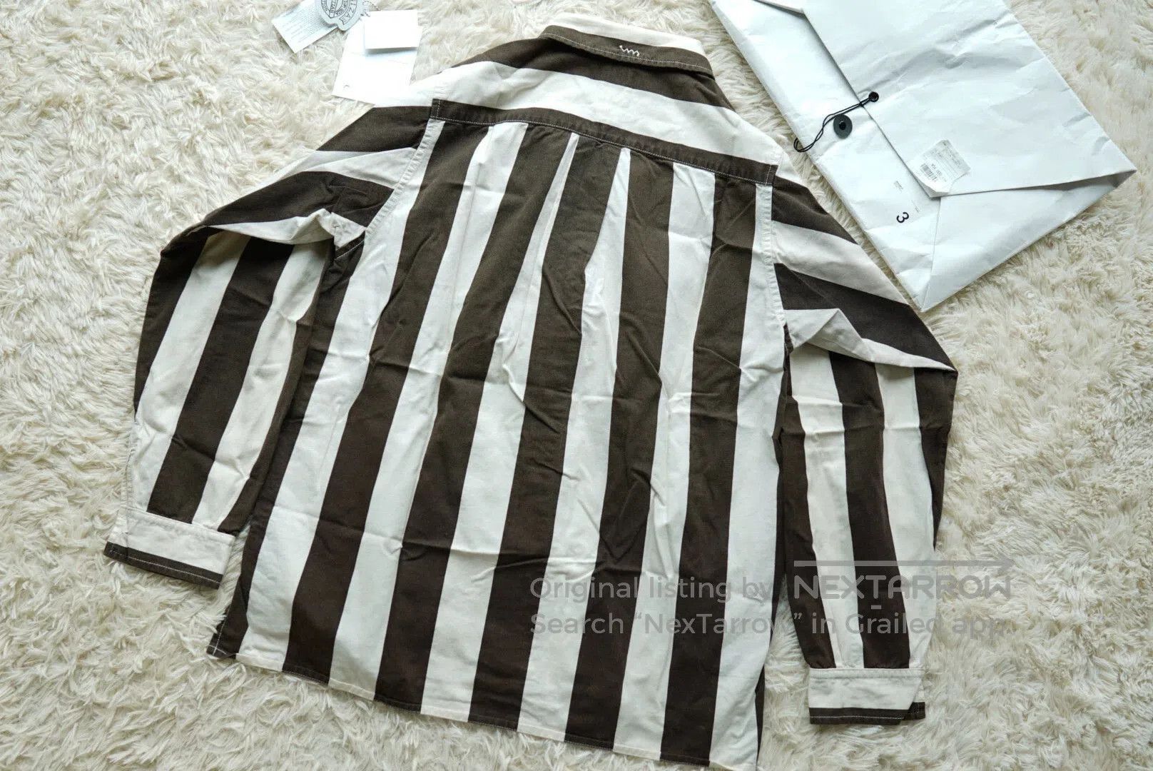 Visvim Striped Long Sleeve Button-Up Shirt Size L. Size US L / EU 52-54 / 3 - 2 Thumbnail