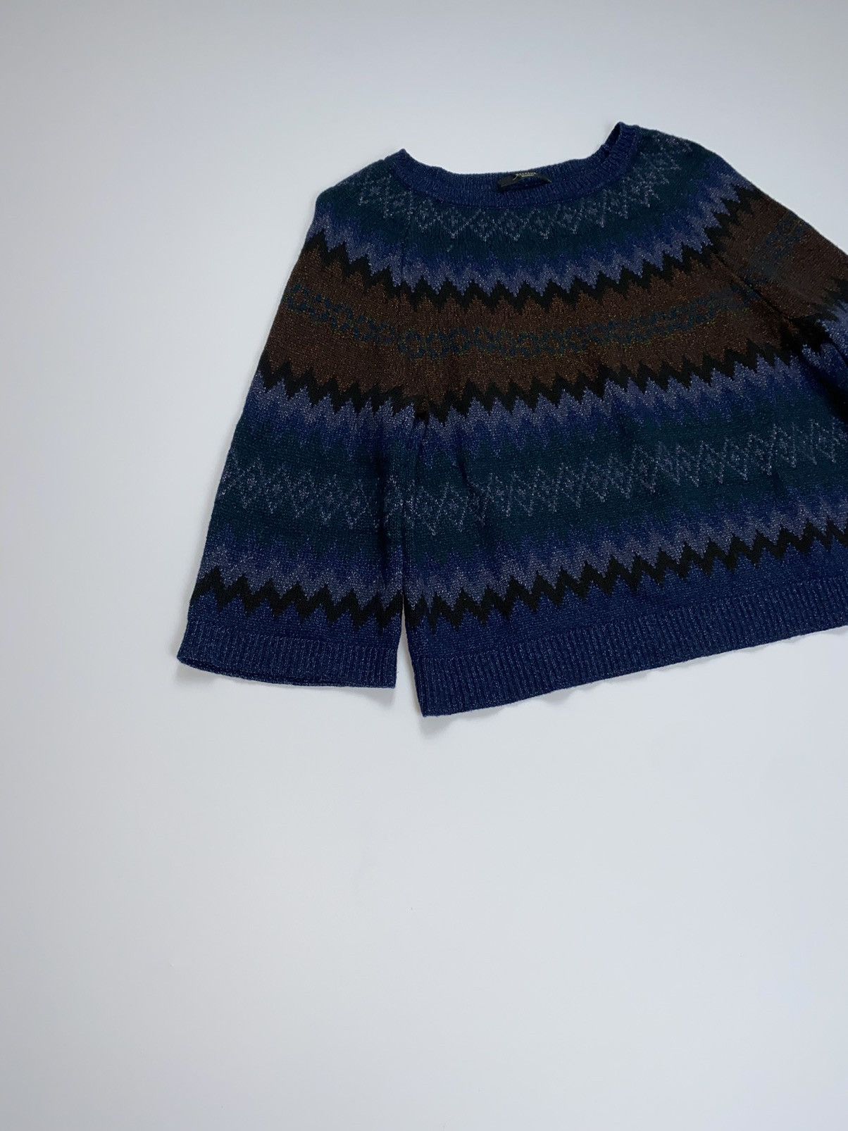 Weekend Max Mara 🚨 Weekend Max Mara vintage knitted wool sweater art luxury Size M / US 6-8 / IT 42-44 - 4 Thumbnail