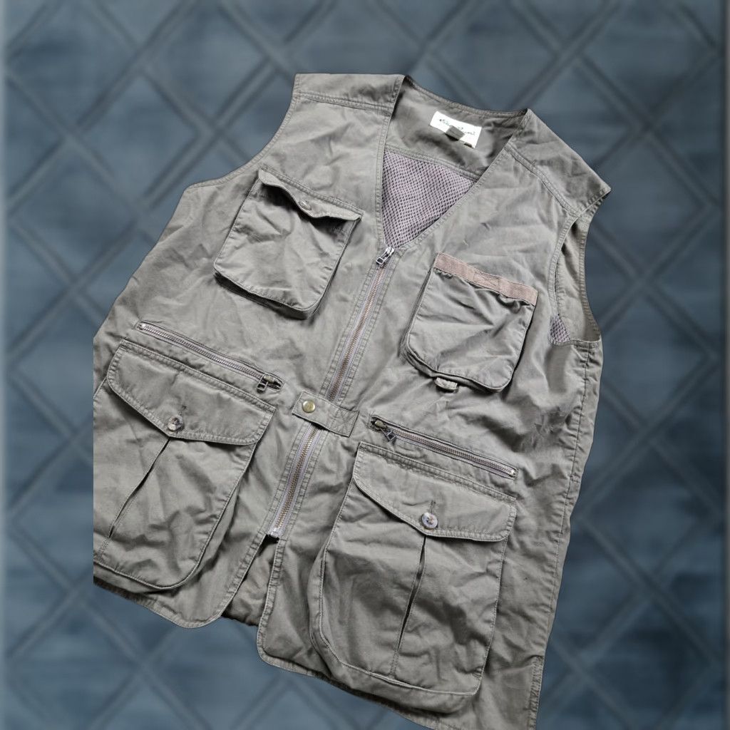 Eddie Bauer VINTAGE Eddie Bauer Safari Vest Mens M Brown Lightweight Canvas Full Zip Jacket/Coat Size US M / EU 48-50 / 2 - 1 Thumbnail