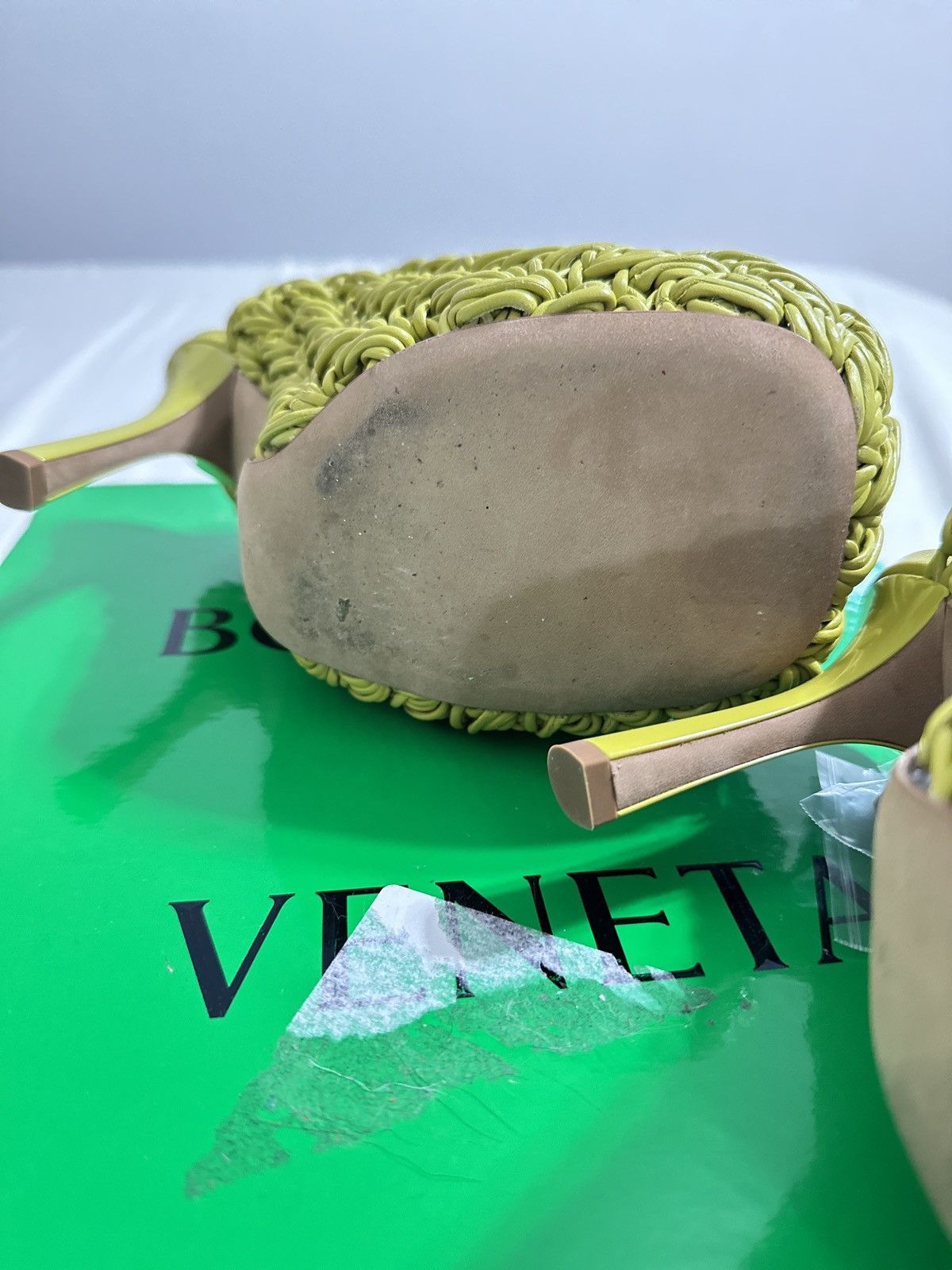 Bottega Veneta Bottega Veneta Mules in shiny crochet Nappa leather/5.5 Size US 5.5 / IT 35.5 - 8 Thumbnail
