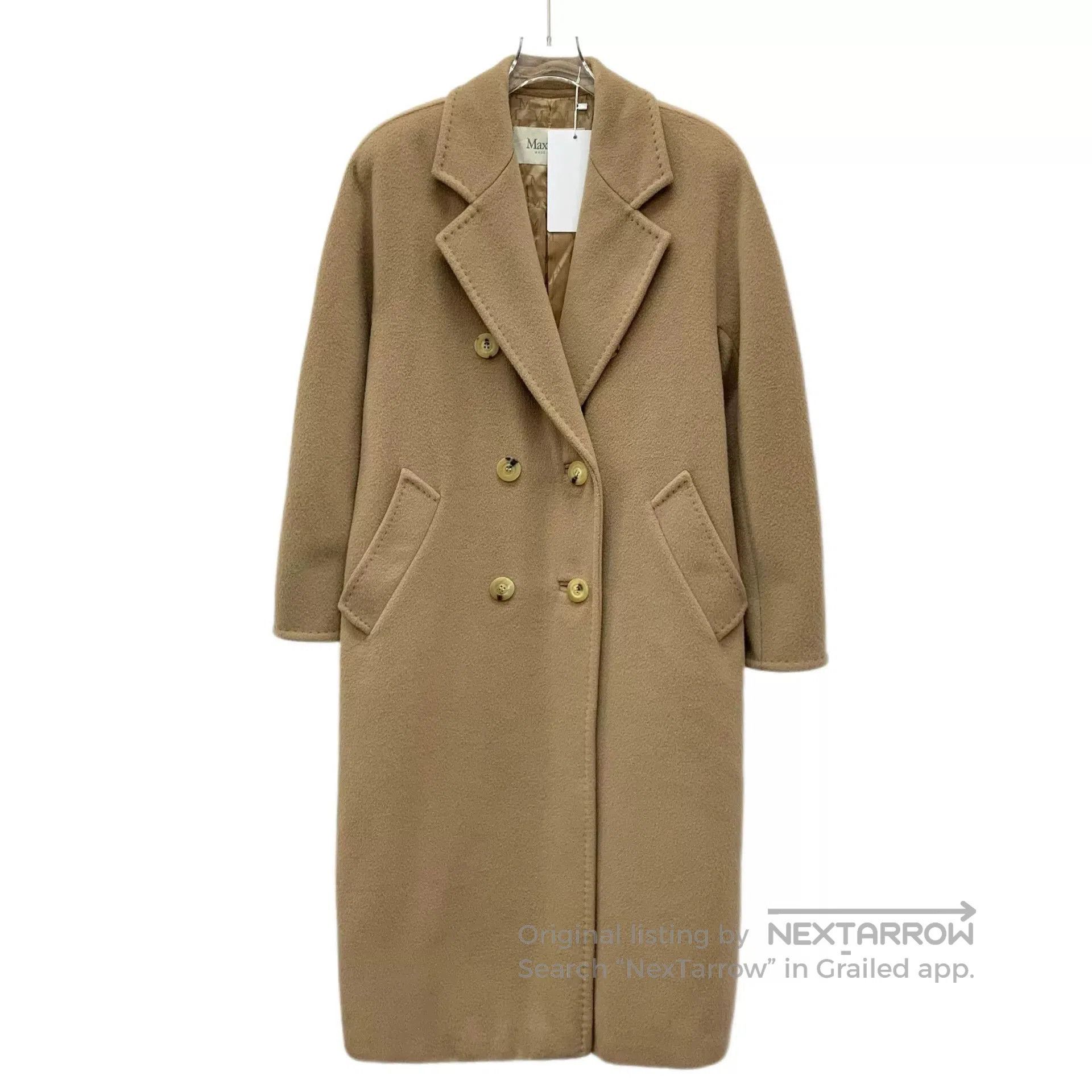 Other brown wool double-breasted coat with belt. Size US XXS / EU 40 - 1 Thumbnail