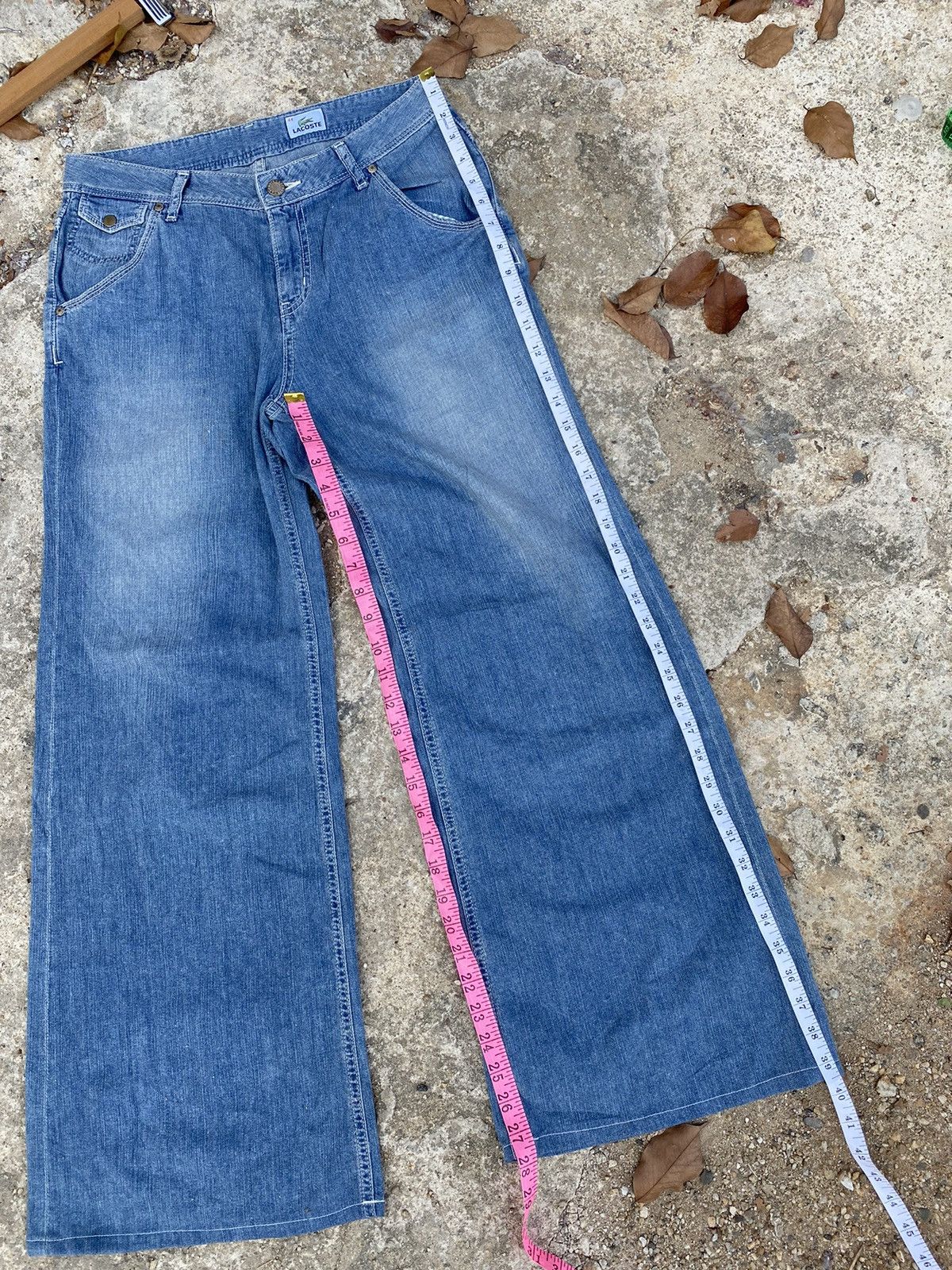 Lacoste Flared Jeans Lacoste Blue Denim Bootcut Style for Women Size 30" / US 8 / IT 44 - 11 Thumbnail