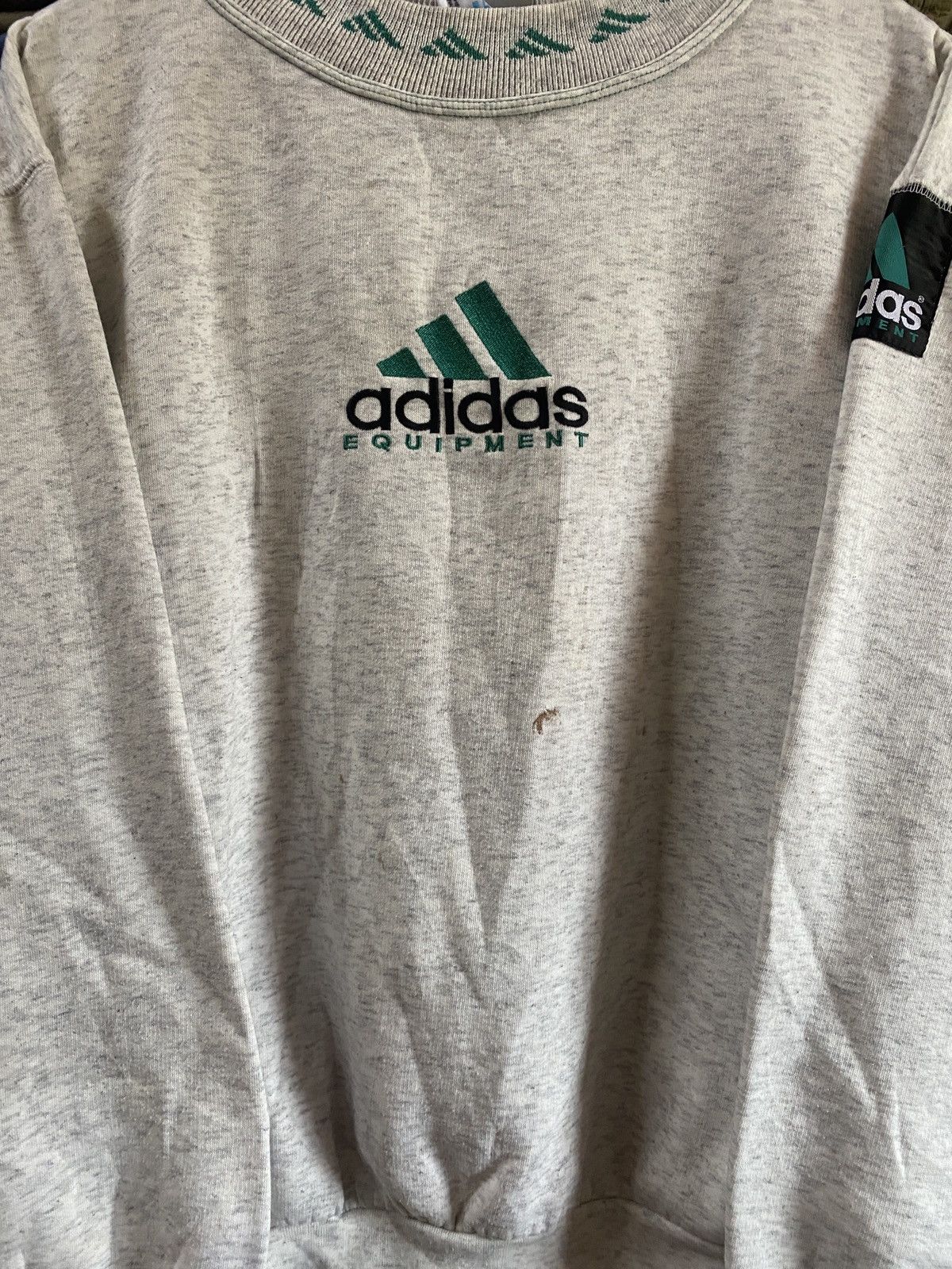 Adidas × Vintage VINTAGE ADIDAS EQUIPMENT LOGO SWEATSHIRT XL LARGE Size XL / US 12-14 / IT 48-50 - 6 Thumbnail