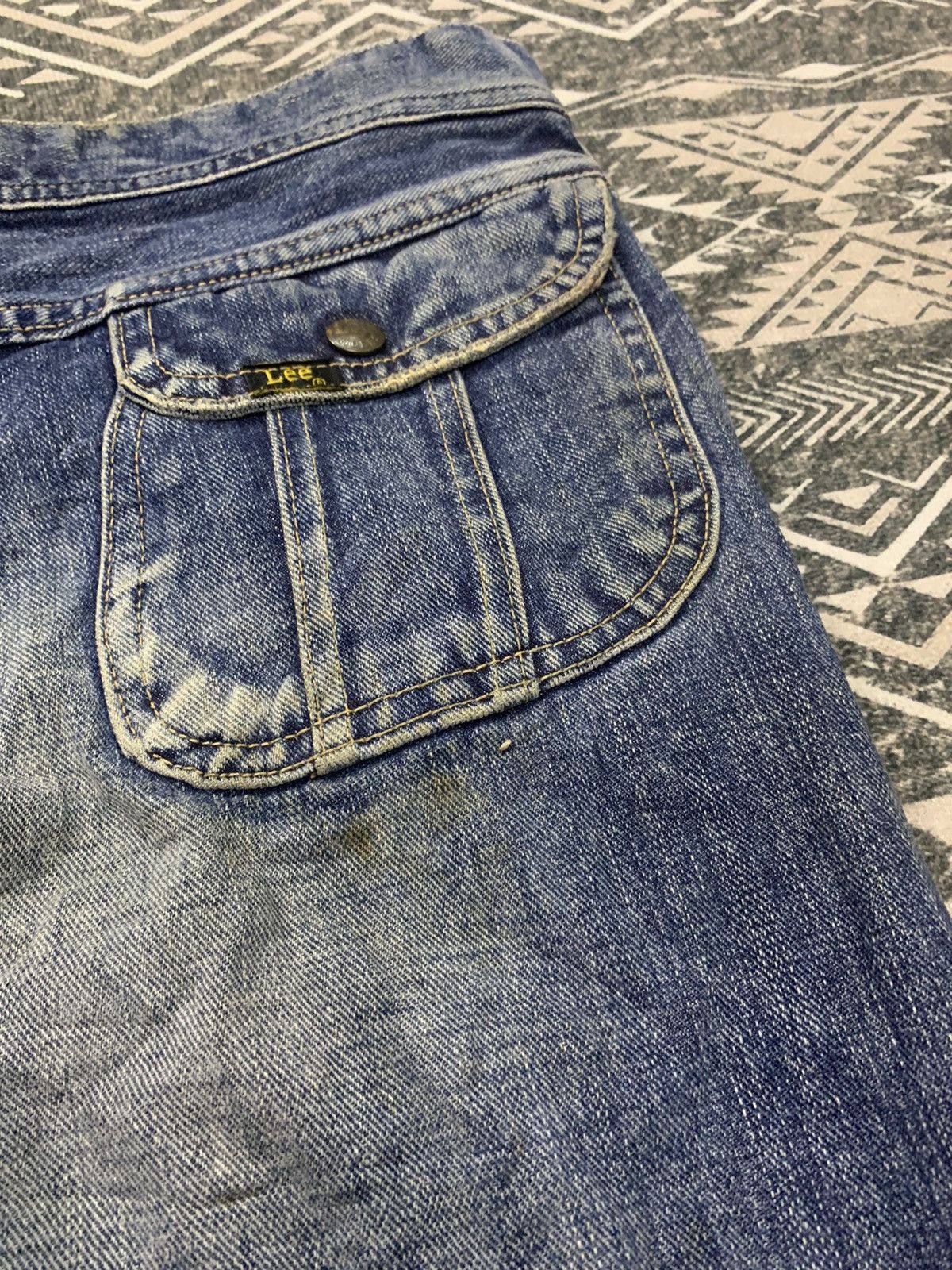 Japanese Brand ❌FLARE❌90s LEE FLARE PANT BUTTON BOTTOM RARE Size US 30 / EU 46 - 15 Thumbnail