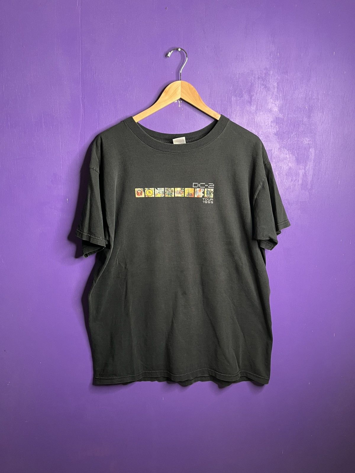 Band Tees × Vintage Vintage 1999 DC-2 deeper concentration tour t-shirt Size US XL / EU 56 / 4 - 1 Thumbnail