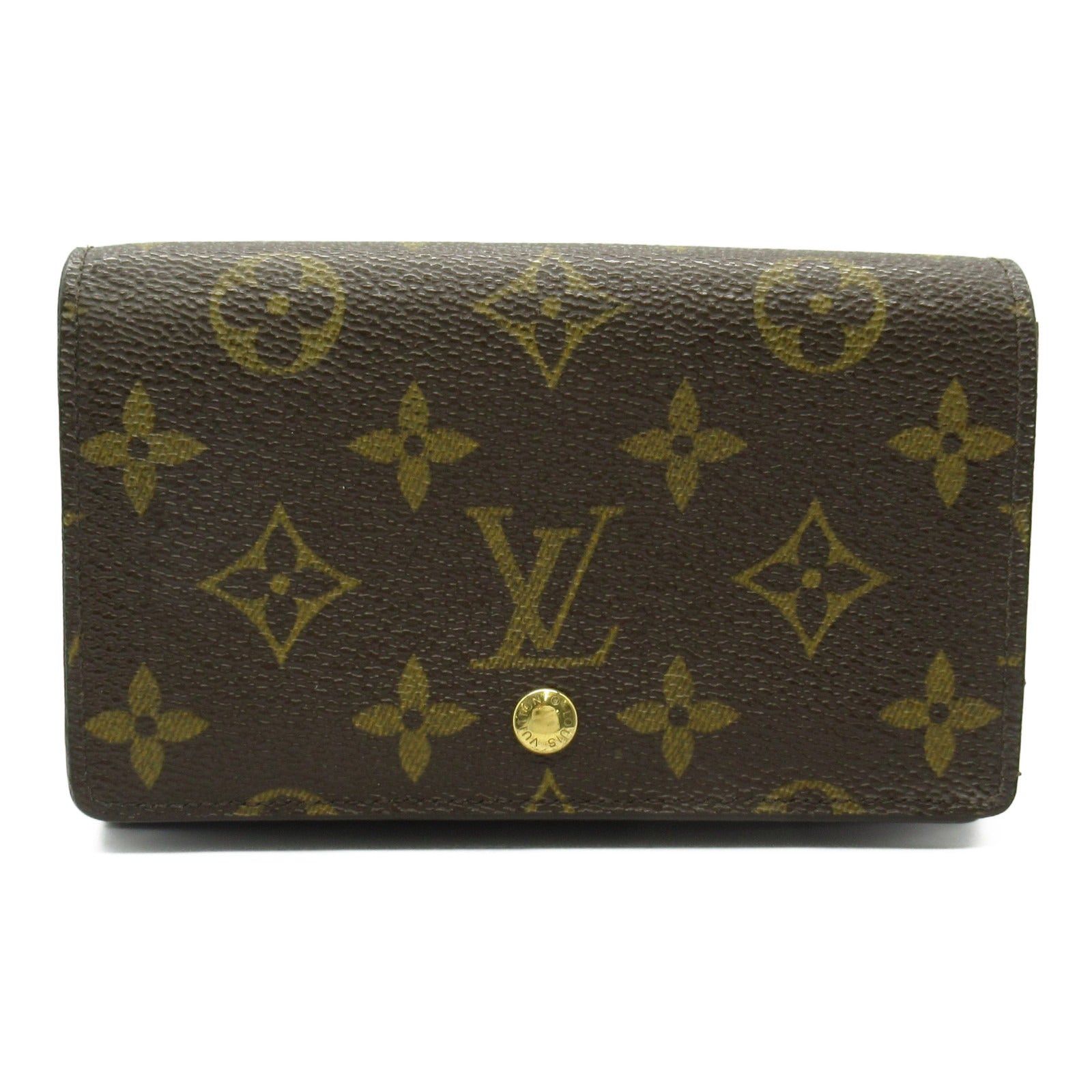 Louis Vuitton Louis Vuitton Porto Monnaie Vietresol Bi-Fold Wallet Coated Canvas Monogram Brown Size ONE SIZE - 1 Thumbnail