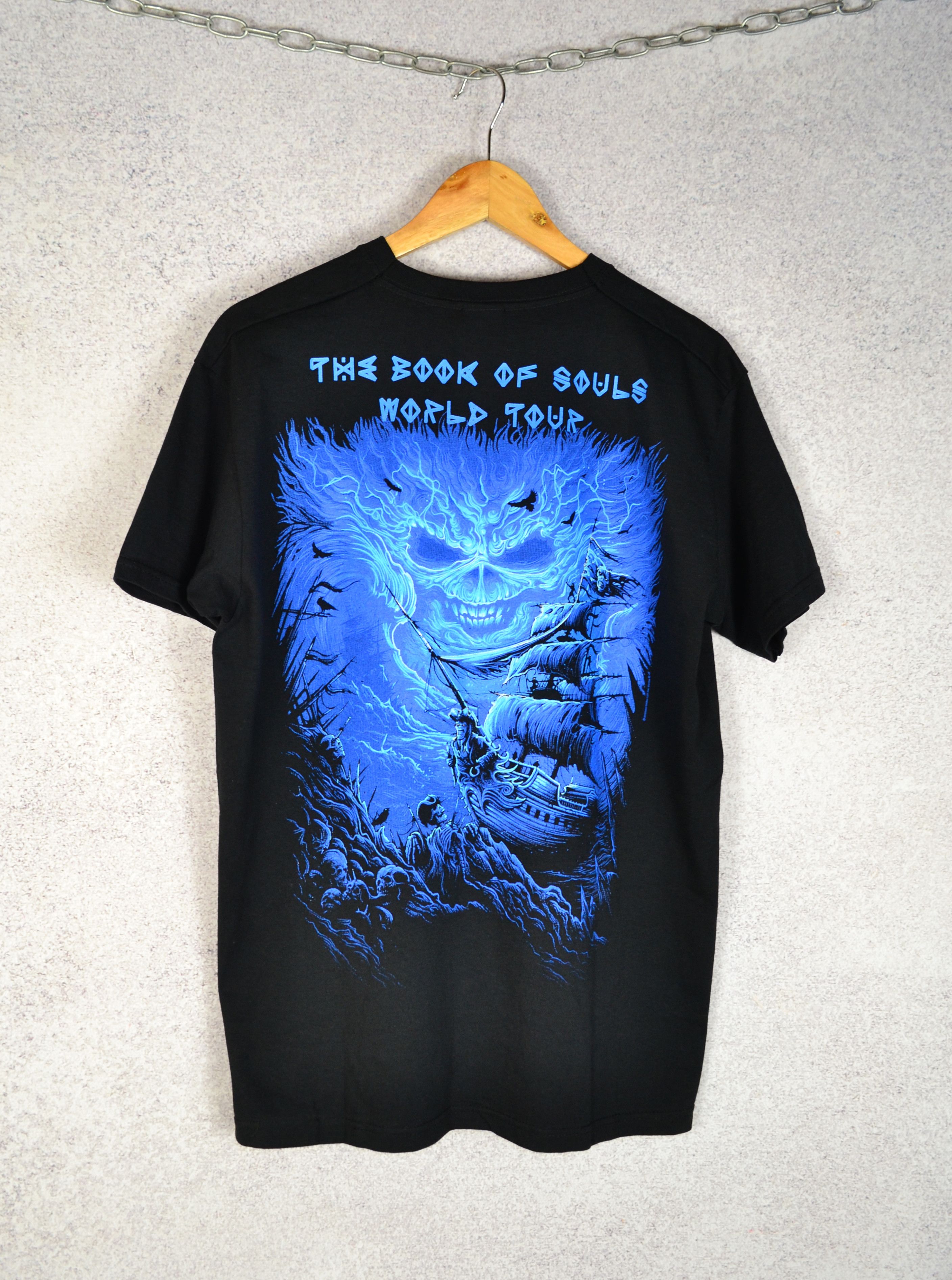 Band Tees Iron Maiden Book of Souls Tour Band Tee T-Shirt Size US M / EU 48-50 / 2 - 4 Thumbnail