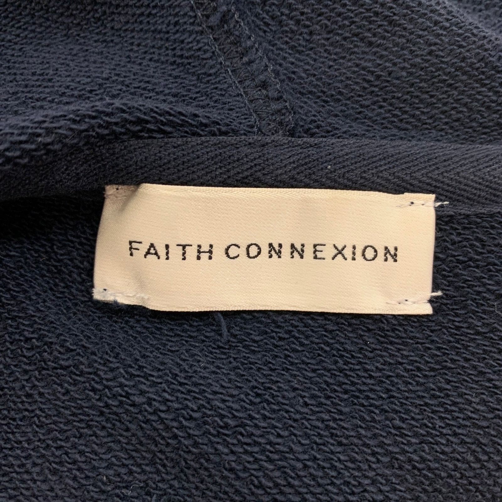 Faith Connexion S Navy Multi-Color Painted Cotton Hooded Sweatshirt Size US S / EU 44-46 / 1 - 6 Thumbnail