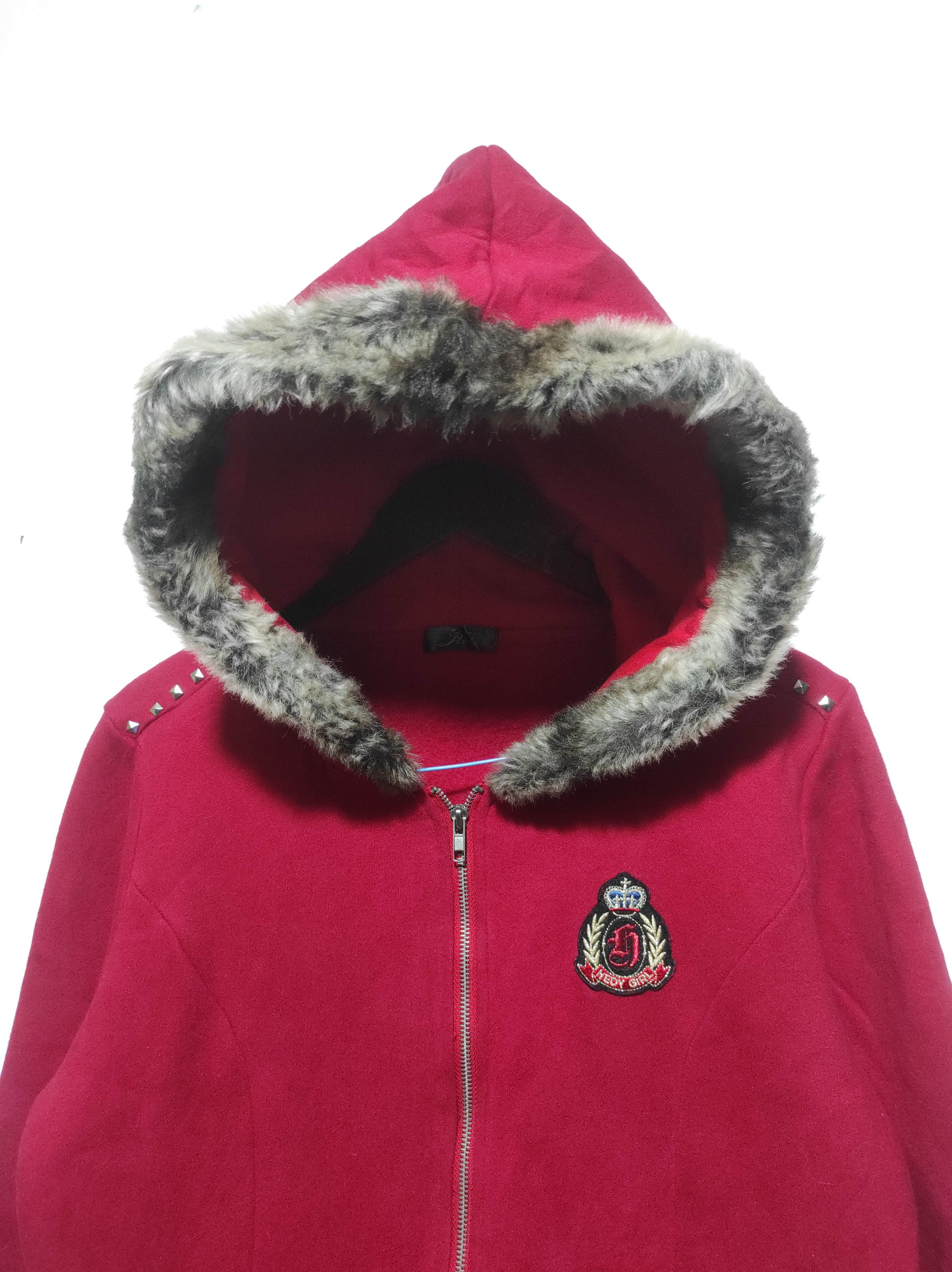 Hysteric Glamour Hedy Girl Zipper Fur Hoodie ifsixwasnine lgb style Size M / US 6-8 / IT 42-44 - 2 Thumbnail