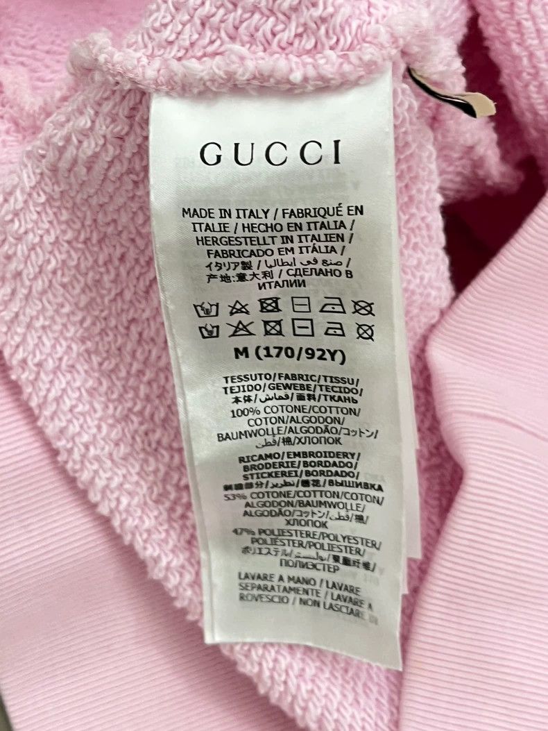Gucci Gucci Pink strawberry sweatshirt 2502-Nextarrow Size US M / EU 48-50 / 2 - 8 Thumbnail