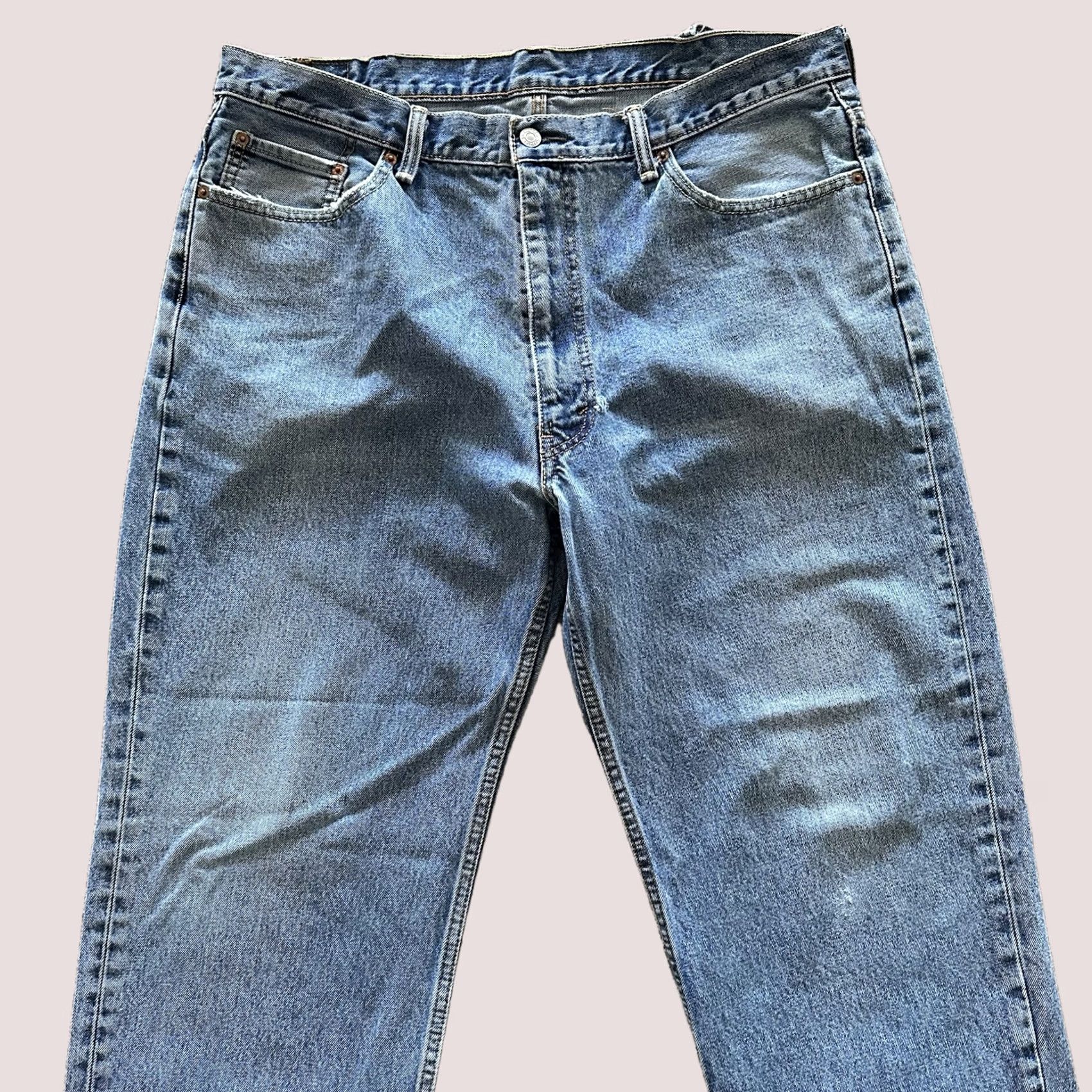 Levi's Levi's 550 Jeans Mens 40x30 Relaxed Fit Denim Blue Medium Wash Jeans Mens 40 IN Blue Levi's 550 Modern Fit 5-Pocket Men's Jeans Size US 40 / EU 56 - 1 Thumbnail