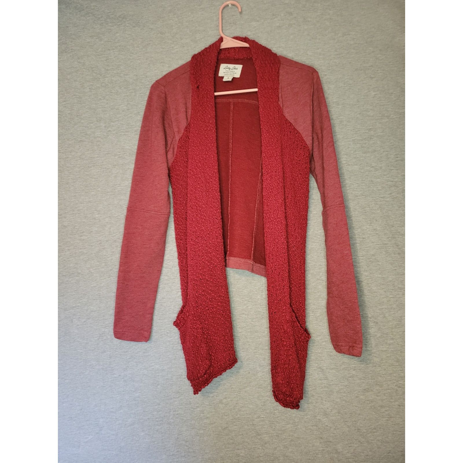 Lucky Brand Women's Lucky Brand Lucky Lotus Knitwear Red Cardigan Small Size S / US 4 / IT 40 - 12 Thumbnail
