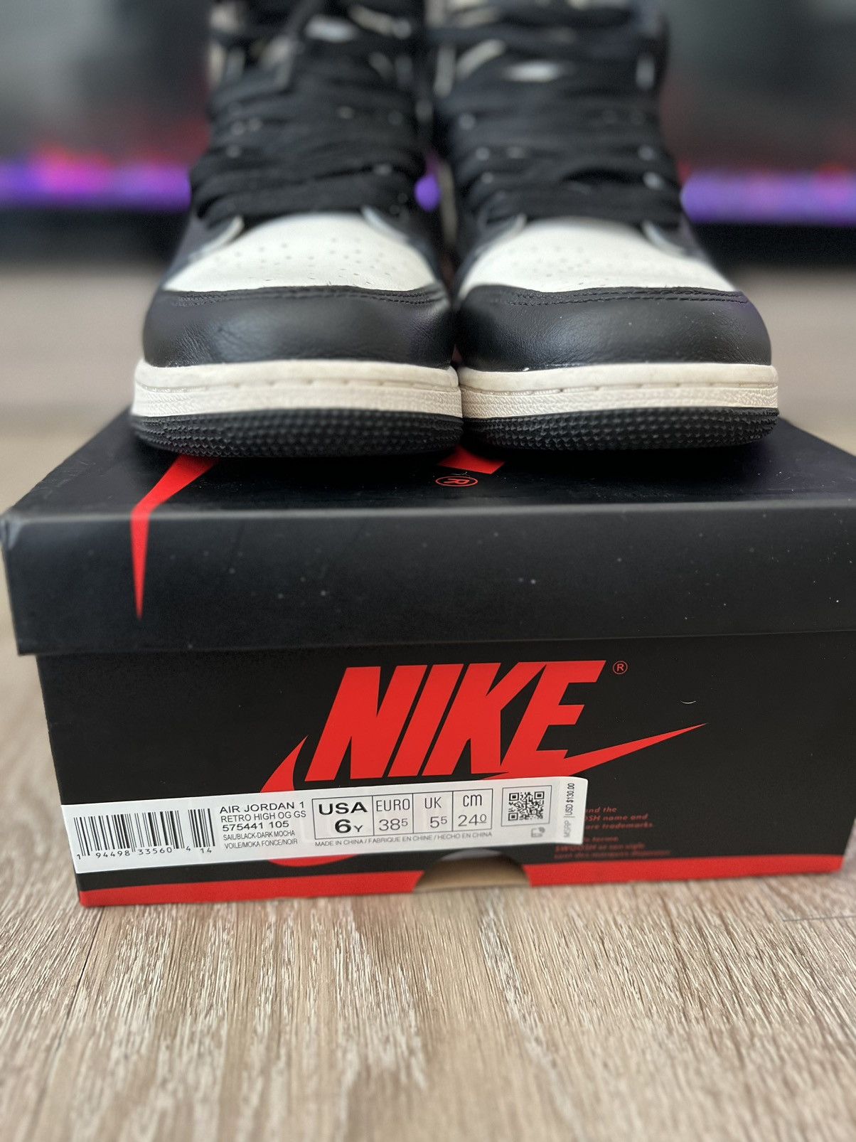 Jordan Brand Air Jordan 1 GS “Dark Mocha” Size US 6 / EU 39 - 9 Thumbnail