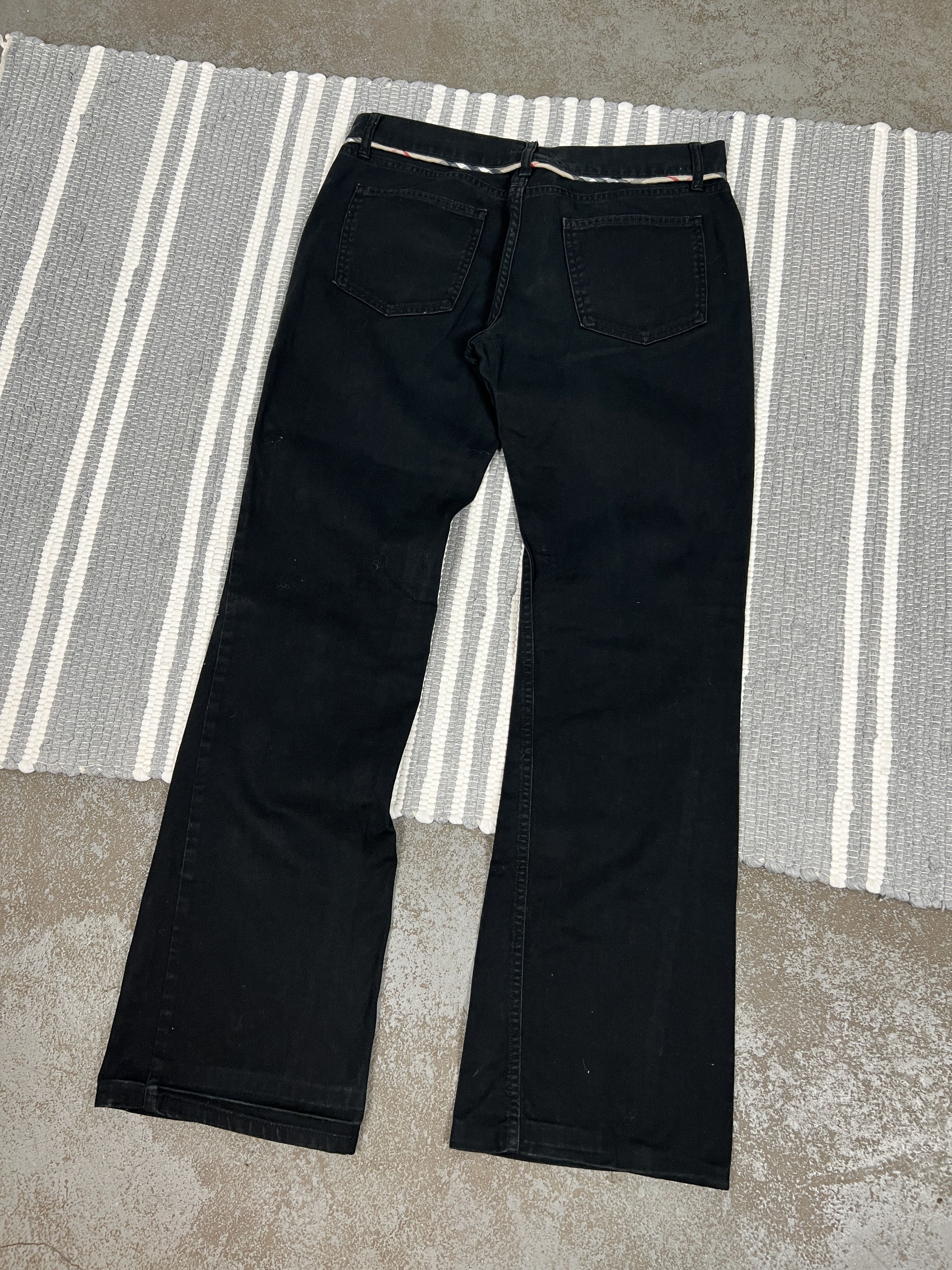 Burberry Burberry Black Denim Pants Jeans Size 32" / US 10 / IT 46 - 5 Thumbnail
