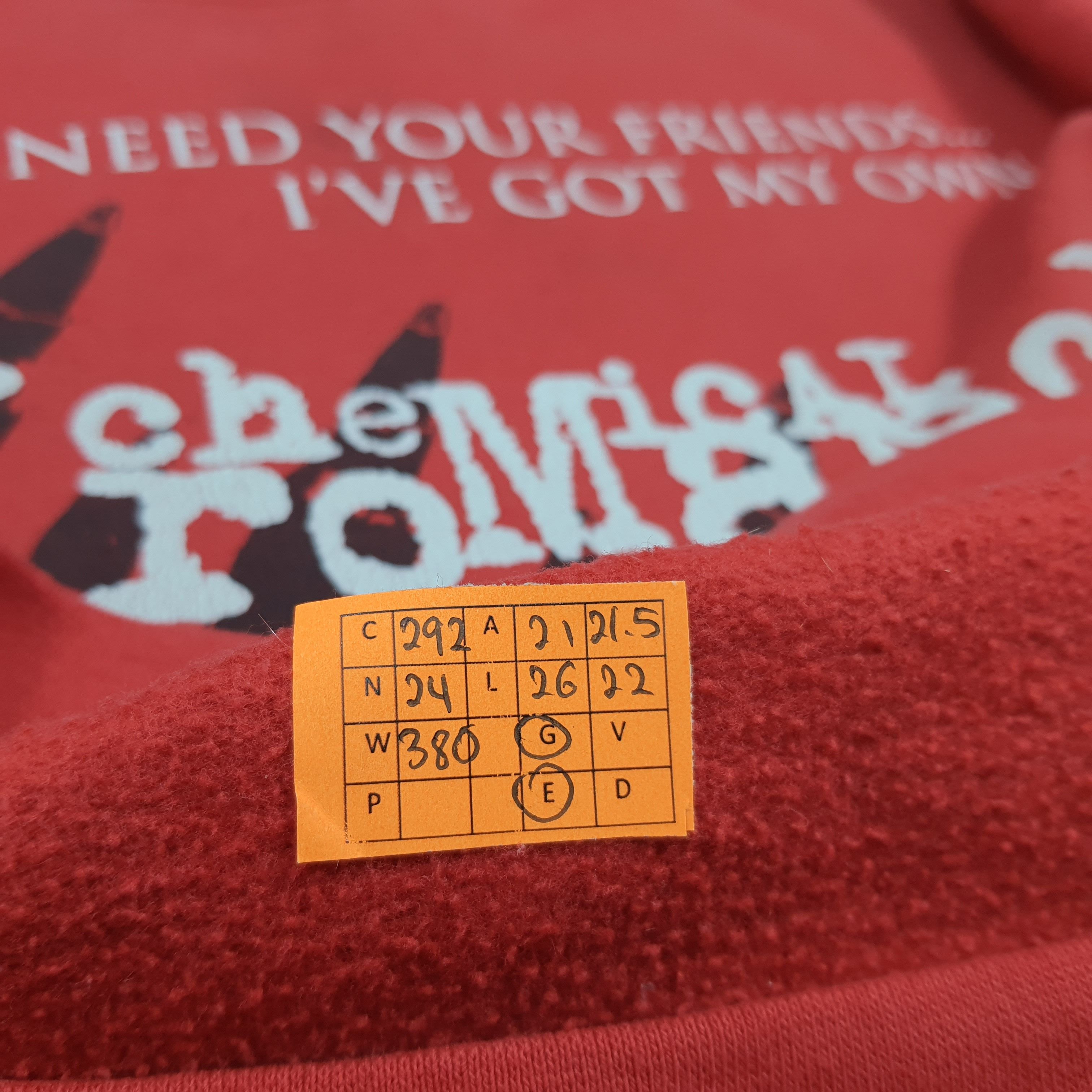 Band Tees Vintage My Chemical Romance Sweatshirt MCR Merch Y2K C292N24 Size US M / EU 48-50 / 2 - 7 Thumbnail