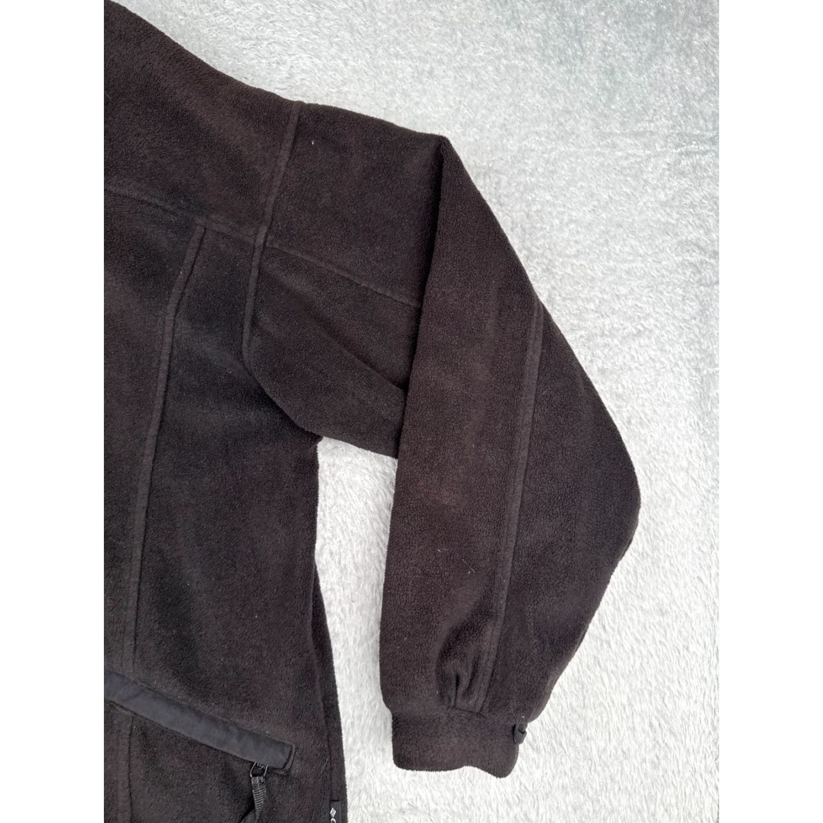 Vintage VINTAGE Columbia Jacket Womens L Black Full Zip Hoodie Fleece Polyester Size L / US 10 / IT 46 - 2 Thumbnail