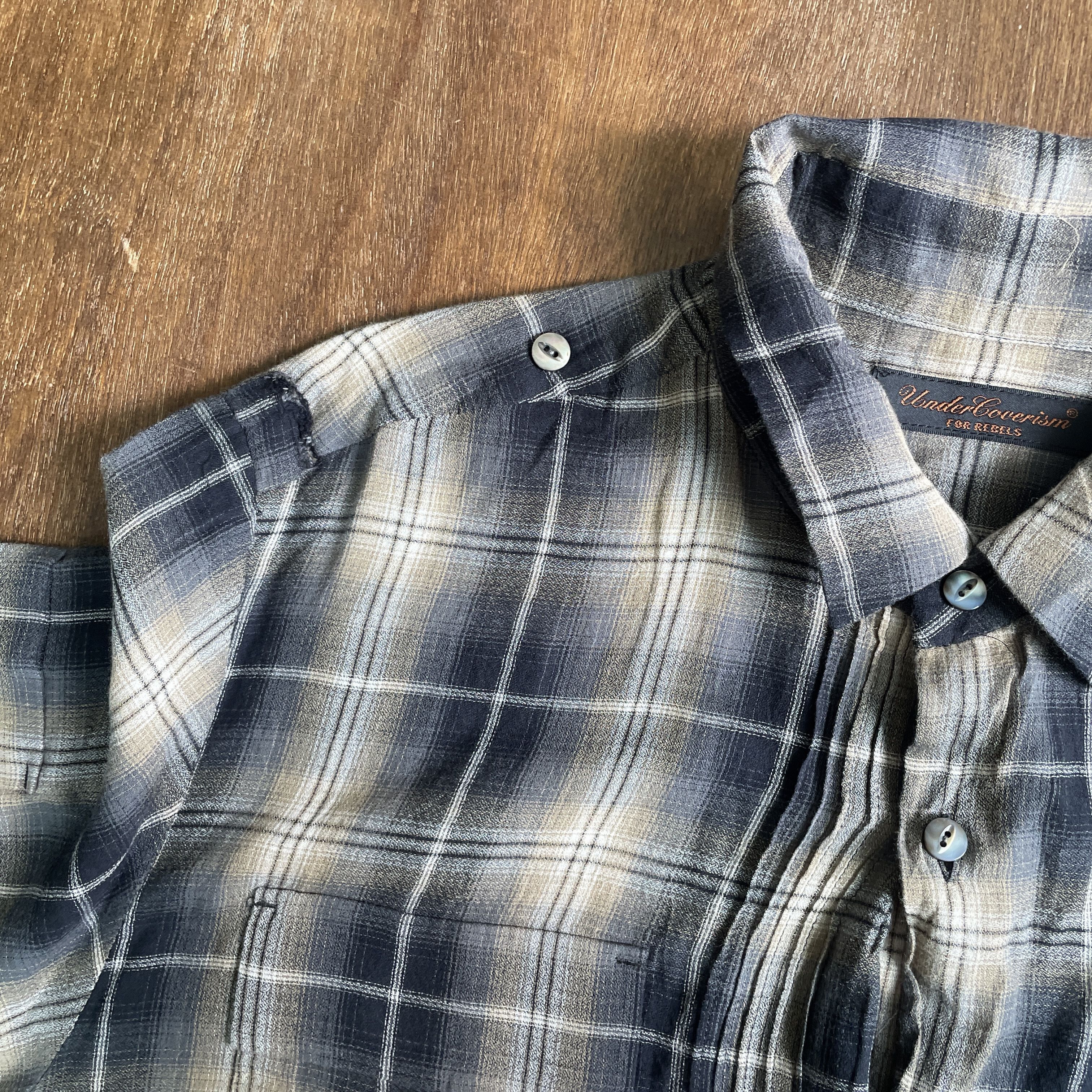Undercover Undercover Jun Takahashi Plaid Shortsleeves Shirt Size US M / EU 48-50 / 2 - 7 Thumbnail