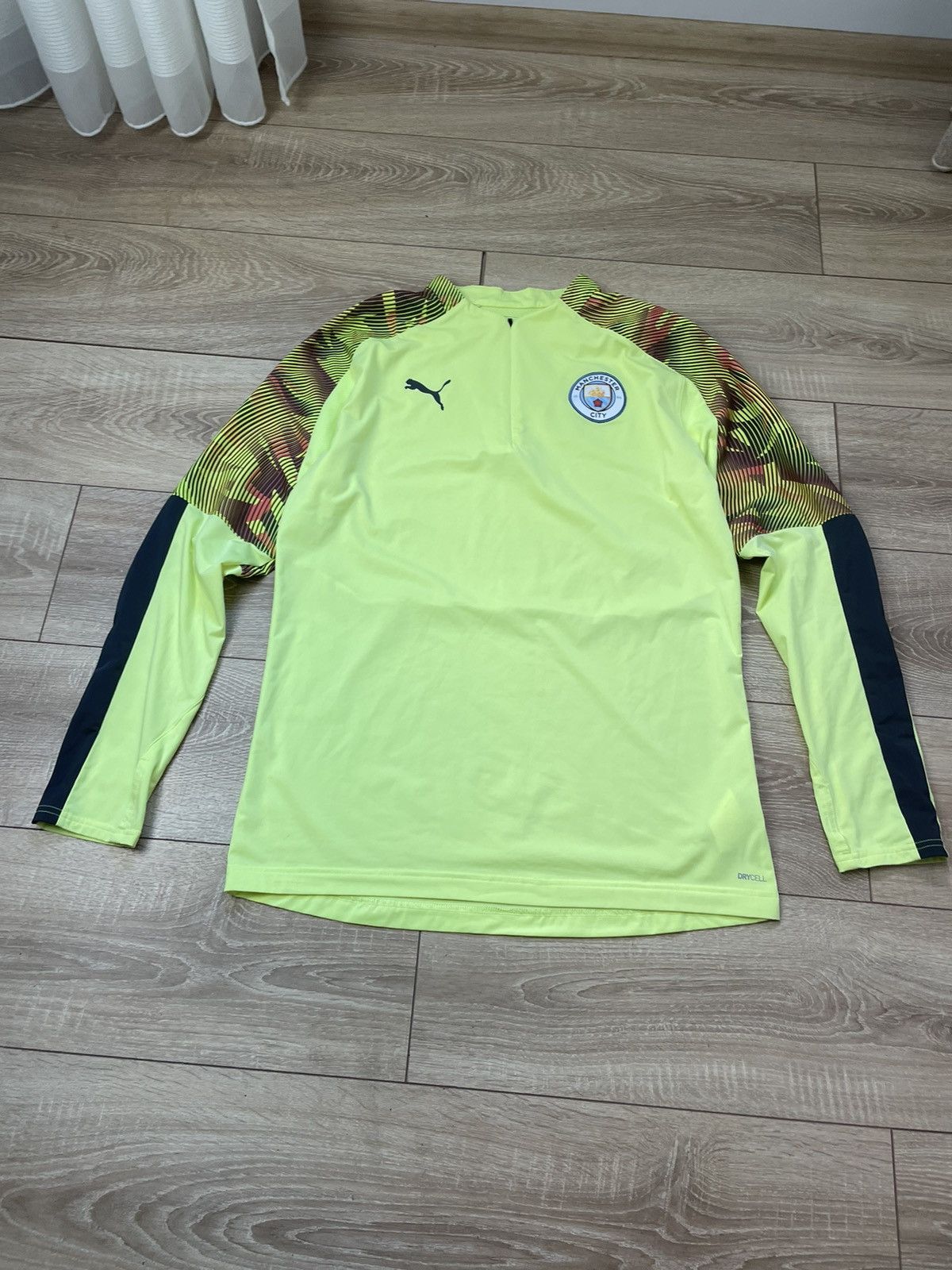 Puma 2019-20 Manchester City Puma 1/4 Zip Training Jacket Size L Size US L / EU 52-54 / 3 - 3 Thumbnail