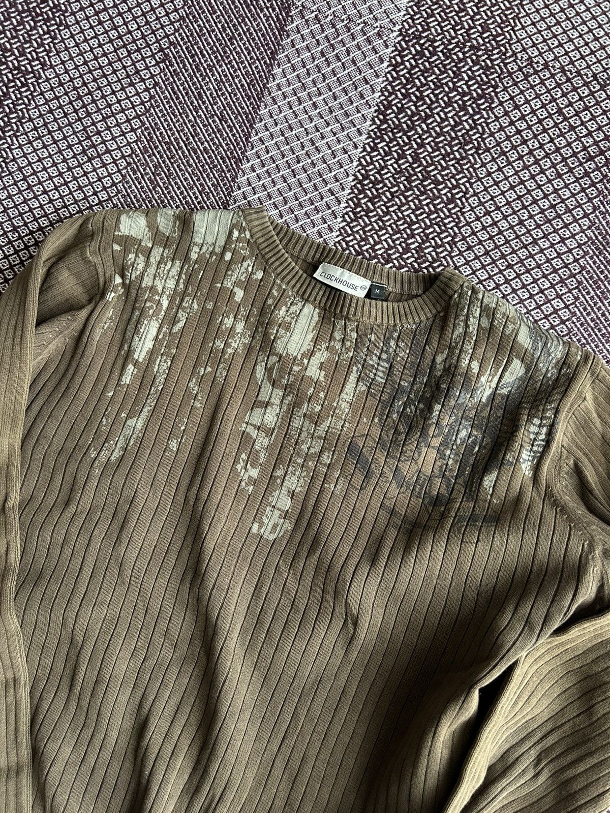 Japanese Brand Vintage Clockhouse Japanese Style Y2K Knitted Sweater Sz M Size US M / EU 48-50 / 2 - 7 Thumbnail