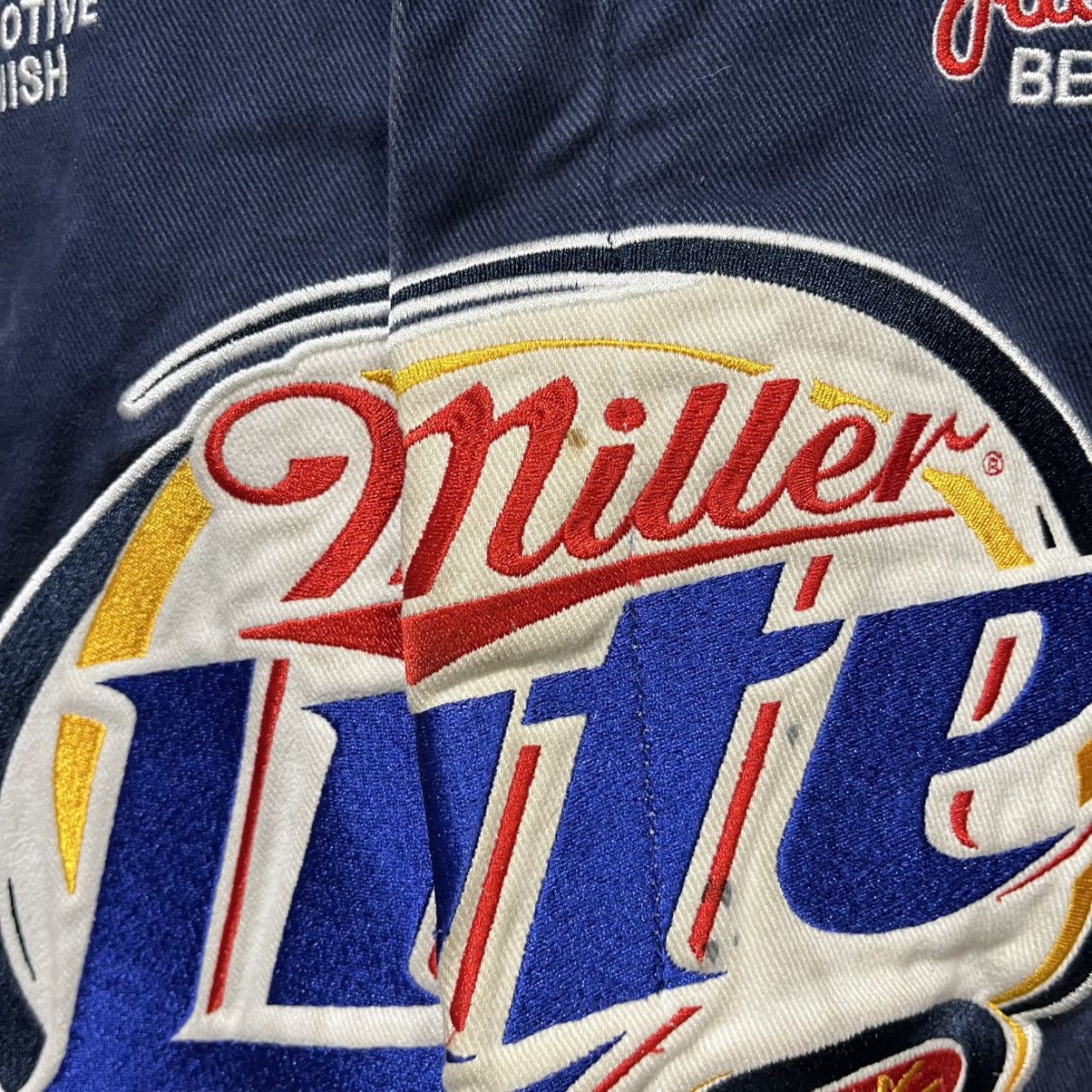 Chase Authentics VINTAGE MILLER LITE RUSTY WALLACE RACING JACKET 90s LARGE Size US L / EU 52-54 / 3 - 7 Thumbnail