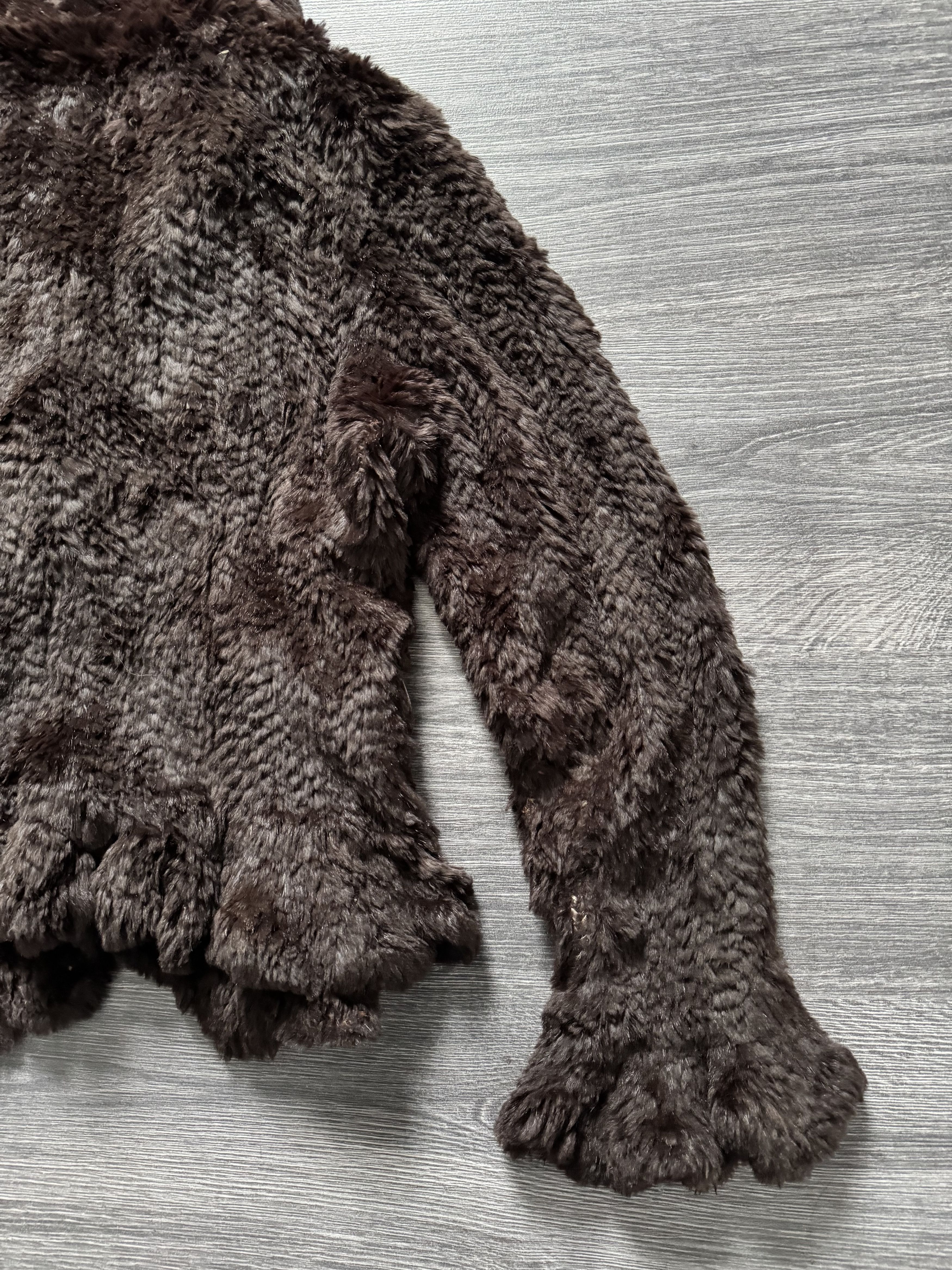 Japanese Brand Rizal Women's Real Fur and Leather Jacket Brown Luxury Coat Size M / US 6-8 / IT 42-44 - 4 Thumbnail