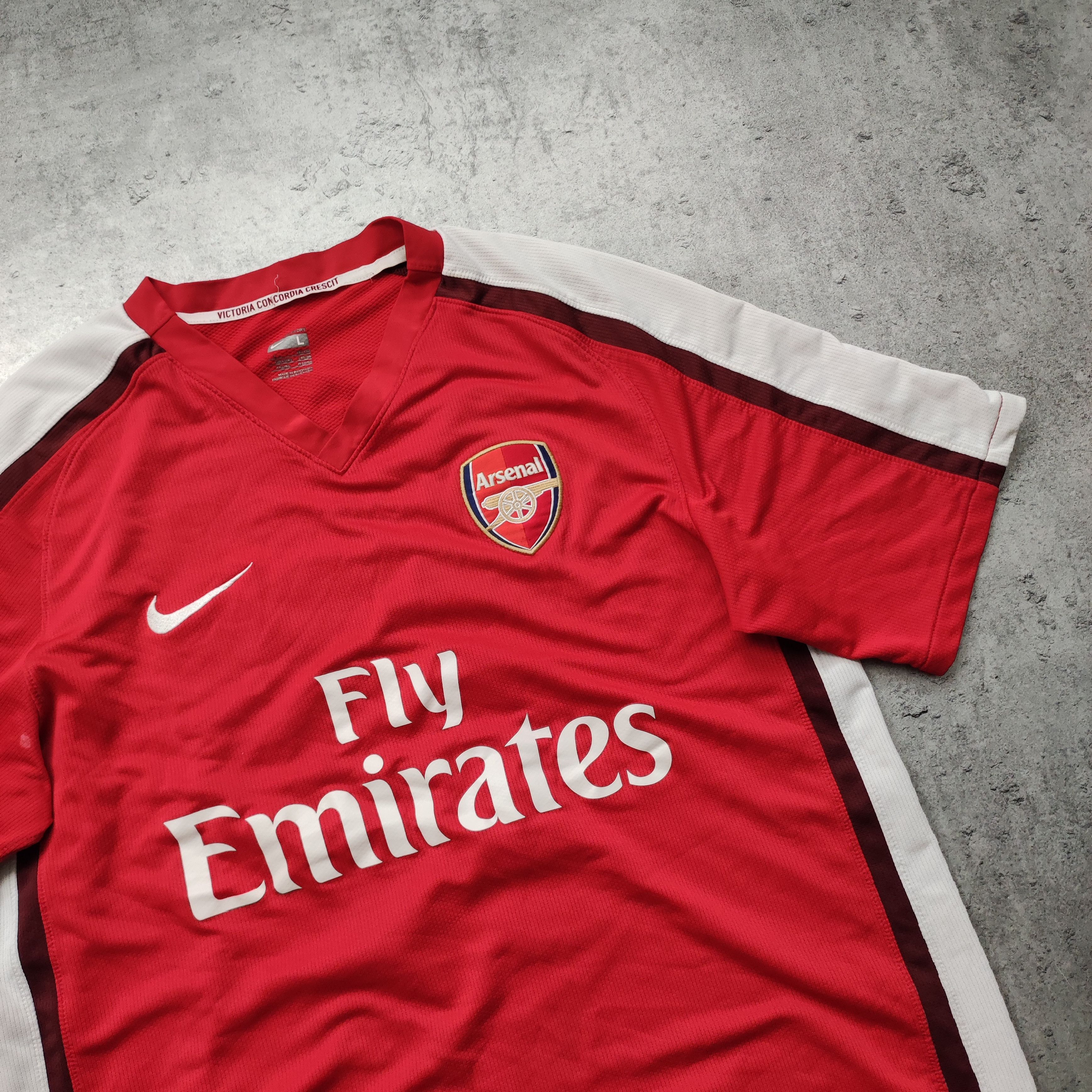 Nike × Vintage RARE Vintage Football Arsenal London 2008 Home Kit Size US L / EU 52-54 / 3 - 4 Thumbnail