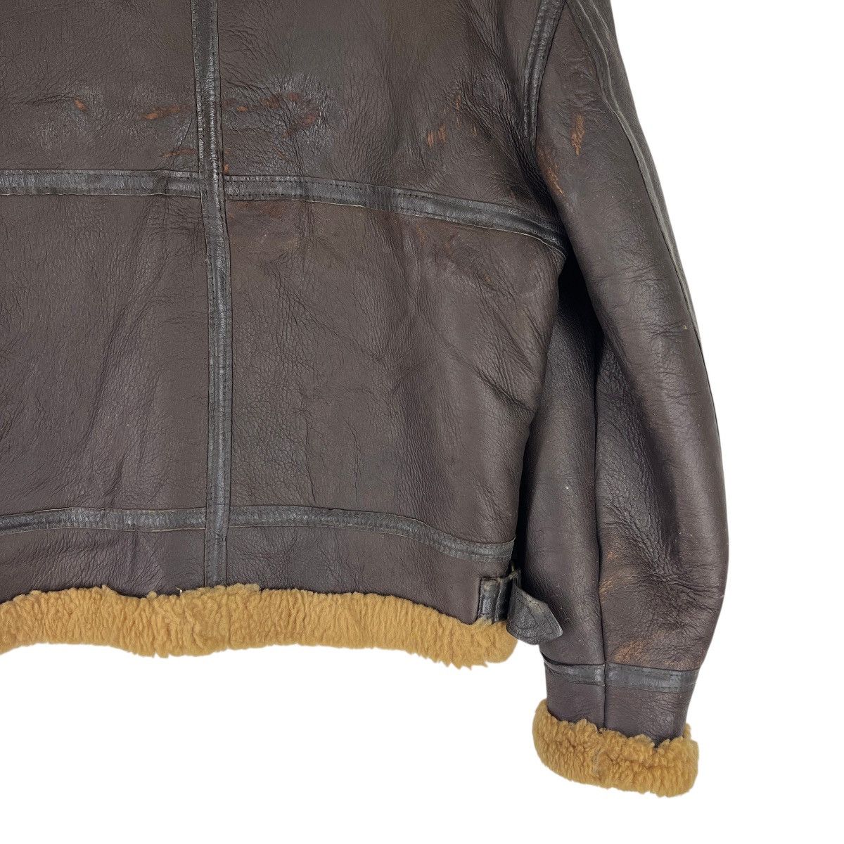 Vintage 🔥 Vintage Type B3 Insignia Shearling Leather Jacket Size US S / EU 44-46 / 1 - 14 Thumbnail