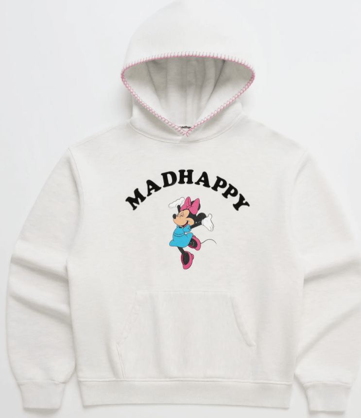 Madhappy Madhappy x Disney Minnie Mouse Cooper Fleece Hoodie Gray Size L / US 10 / IT 46 - 4 Thumbnail