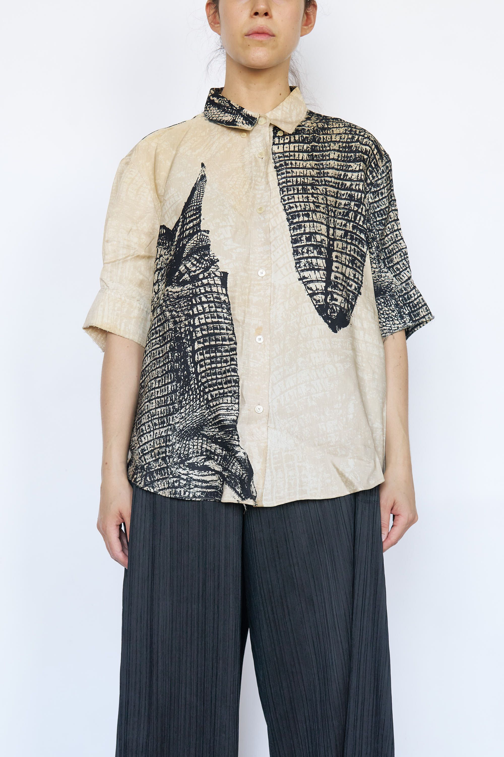 Acne Studios Acne Studios Crocodile Blouse Size M / US 6-8 / IT 42-44 - 1 Thumbnail