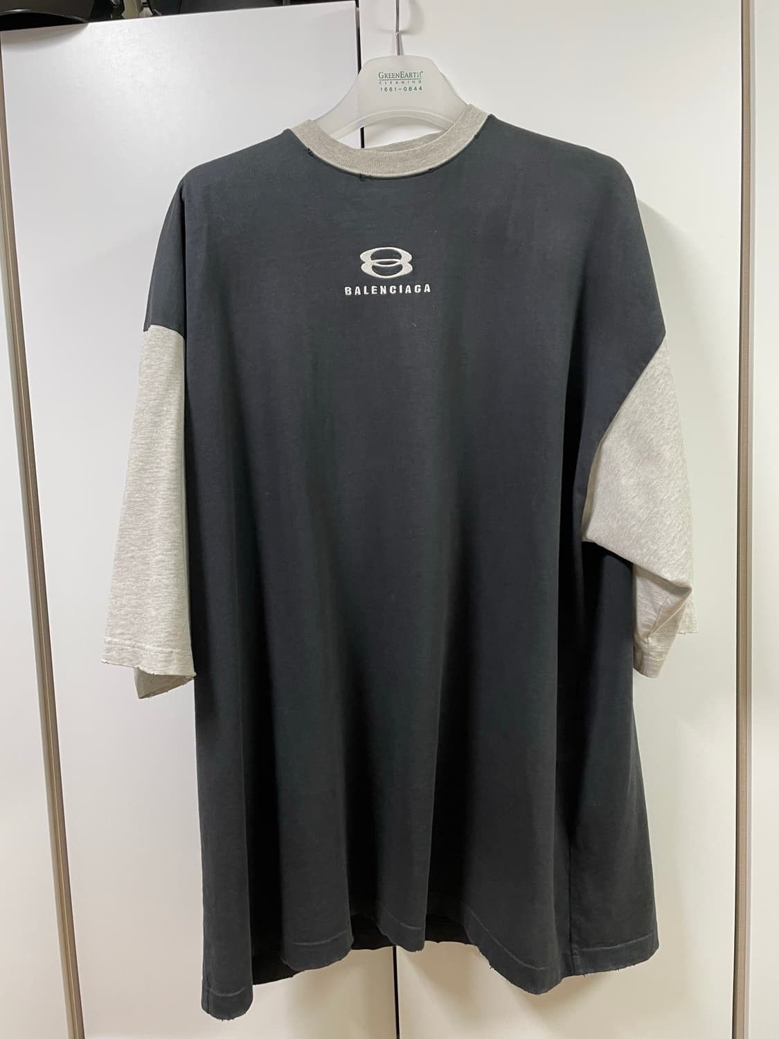 トップス BALENCIAGA 22SS UNITY 3/4 SLEEVE TEE balenciaga 22ss unity 3/4 sleeve t shirt