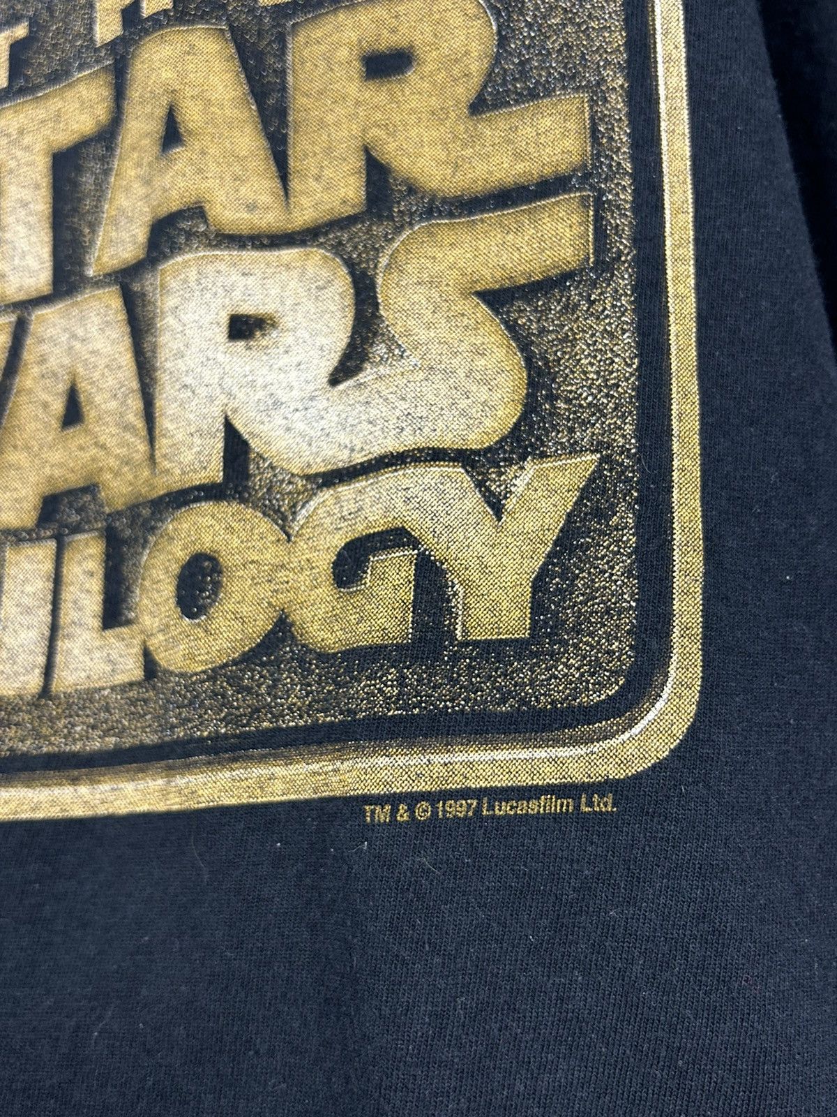 Star Wars Vintage 1997 Star Wars Special Edition Black Graphic T-Shirt Size US XL / EU 56 / 4 - 5 Thumbnail