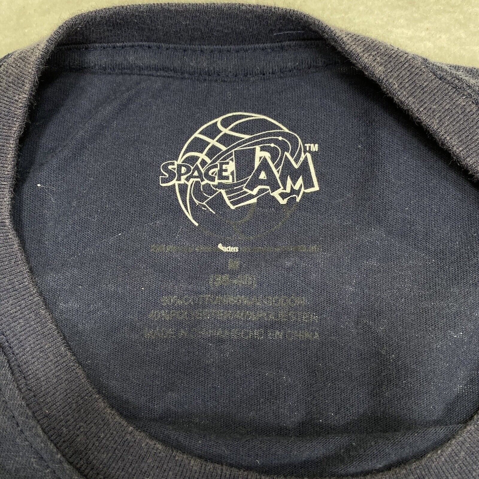 Other Space Jam Medium Looney Tunes Navy Blue Movie Graphic TShirt Size US M / EU 48-50 / 2 - 4 Thumbnail