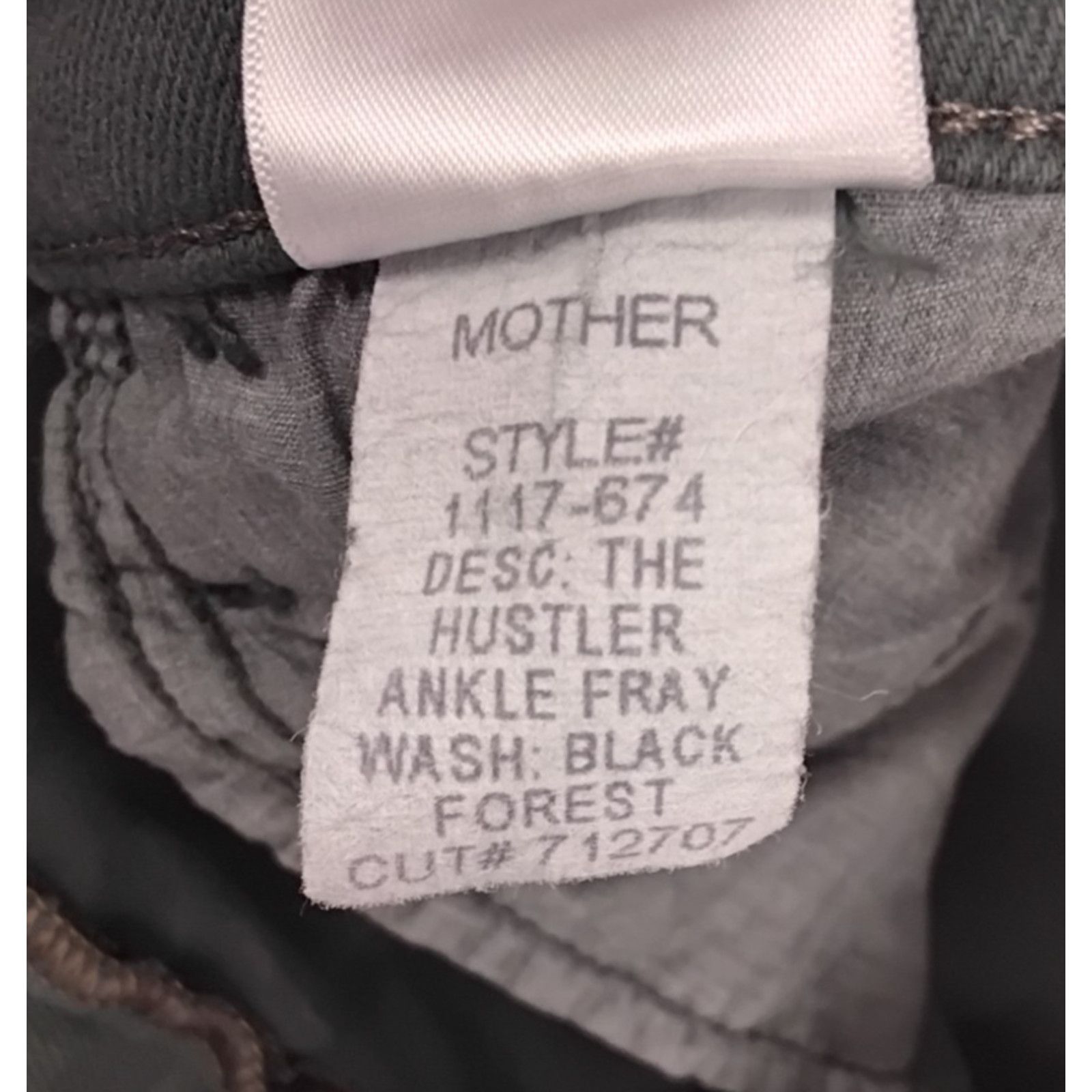 MOTHER Mother The Hustler Ankle Fray Women's 27" Green Distressed Size 27" / US 4 / IT 40 - 10 Thumbnail