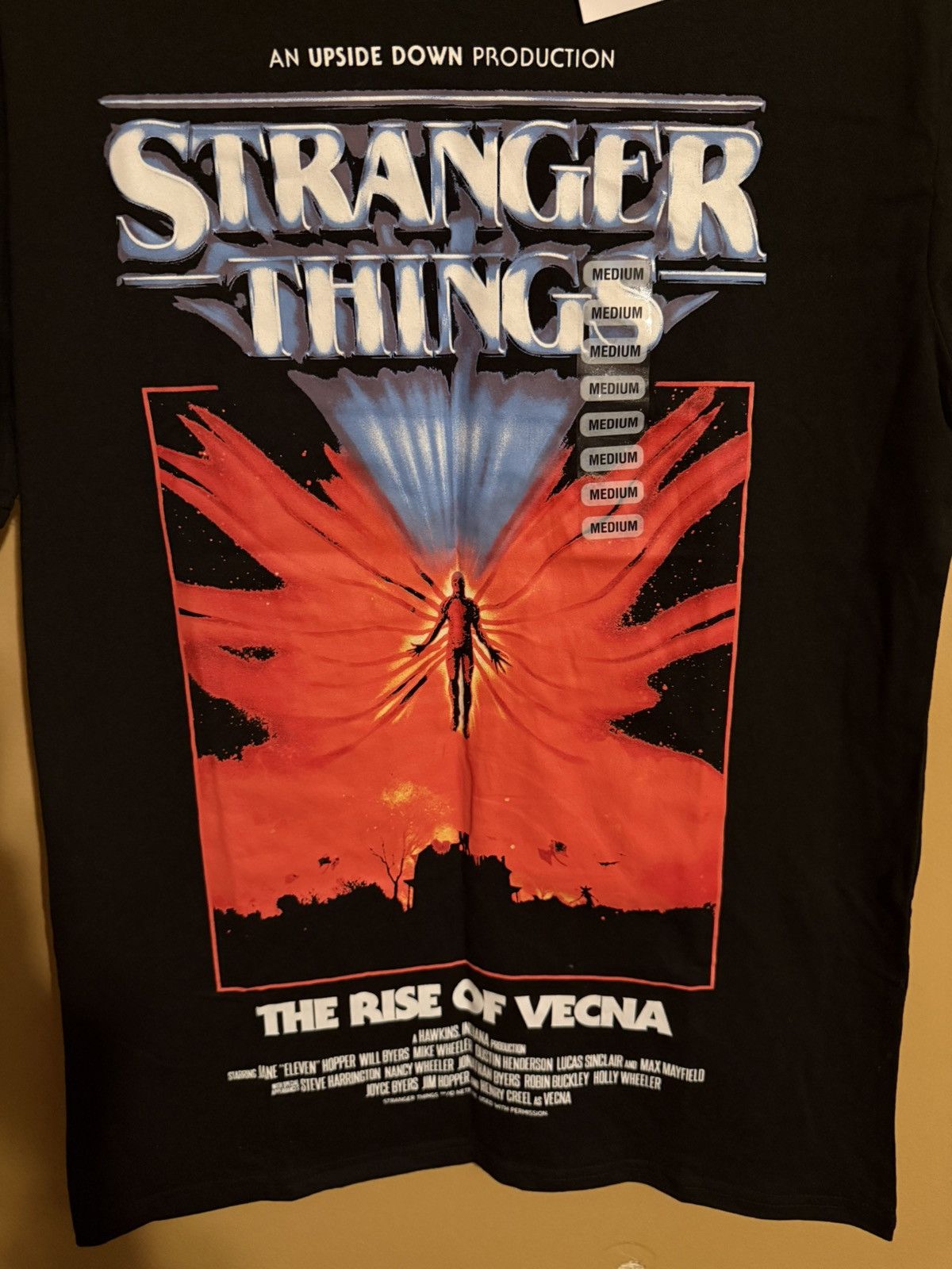 Other Stranger Things Black Graphic T-Shirt Meduim Size US M / EU 48-50 / 2 - 3 Thumbnail