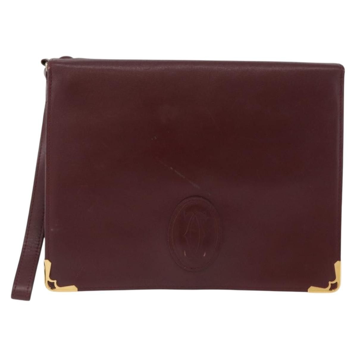 Cartier Cartier Must de Cartier Clutch Leather Size ONE SIZE - 1 Thumbnail
