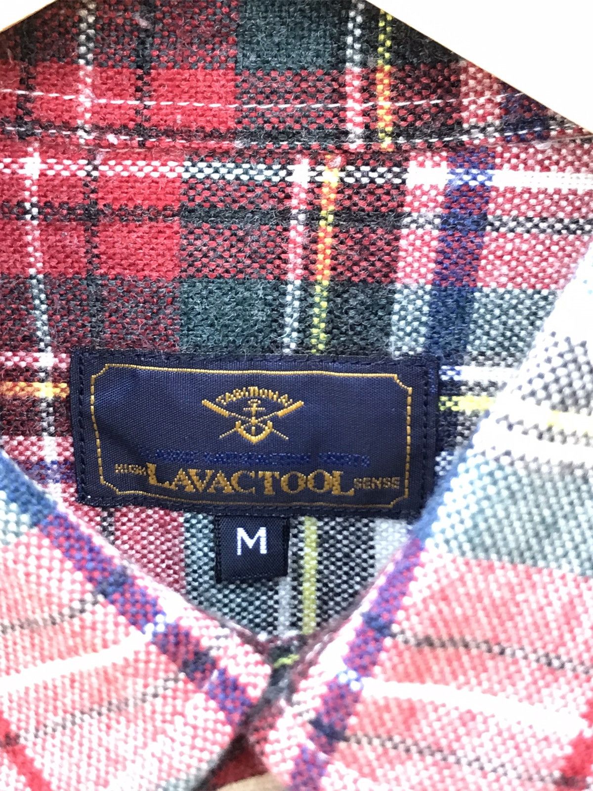 Vintage Lavactool Flannel Button Up Shirt Mens