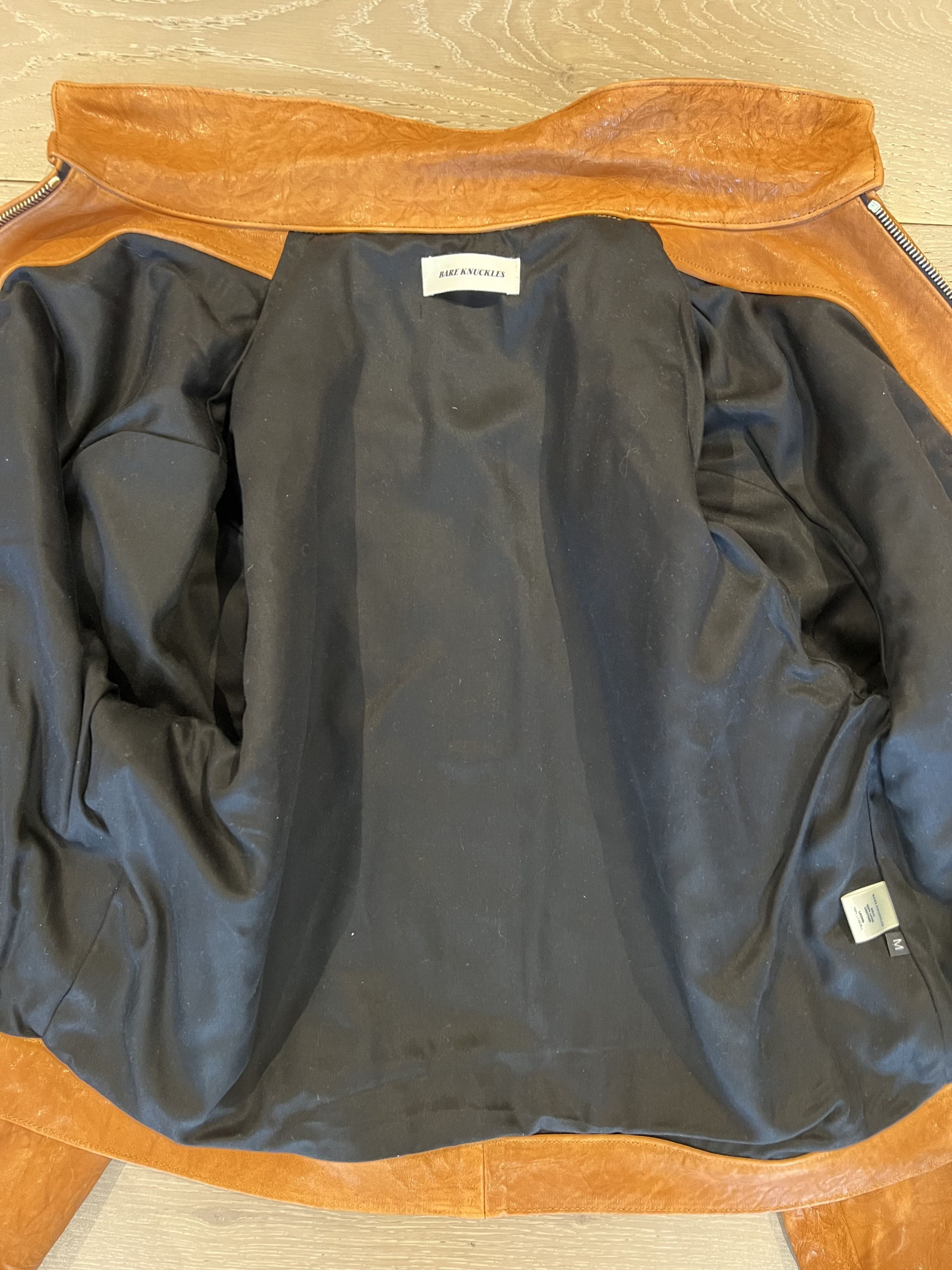 Bare Knuckles 💚 Bare Knuckles Freddy Leather Blouson Rust Lambskin NEW Size US M / EU 48-50 / 2 - 15 Thumbnail