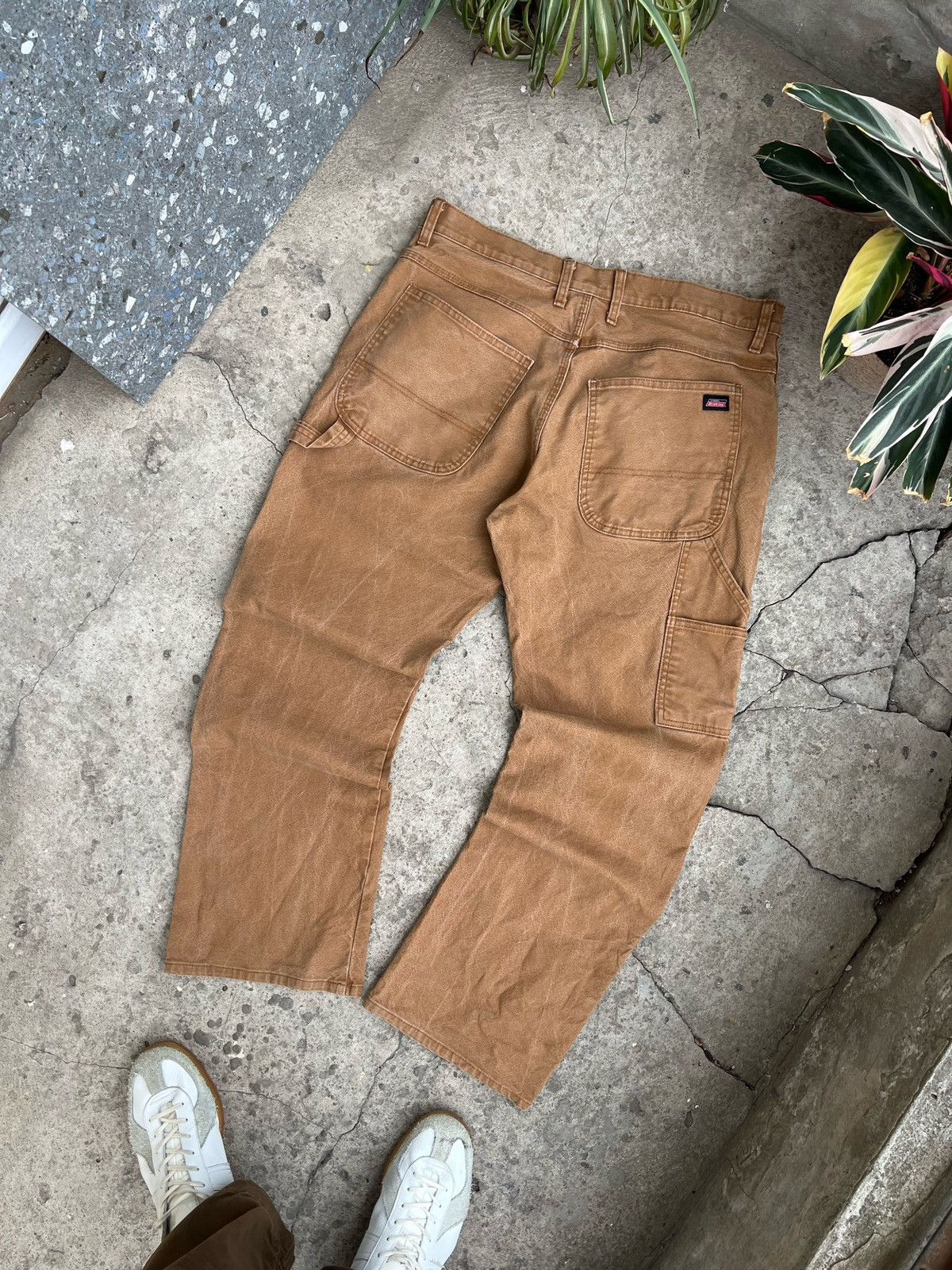 Dickies Vintage Y2K Dickies Faded Work Wear Pants 34x30 Size US 35 - 15 Thumbnail