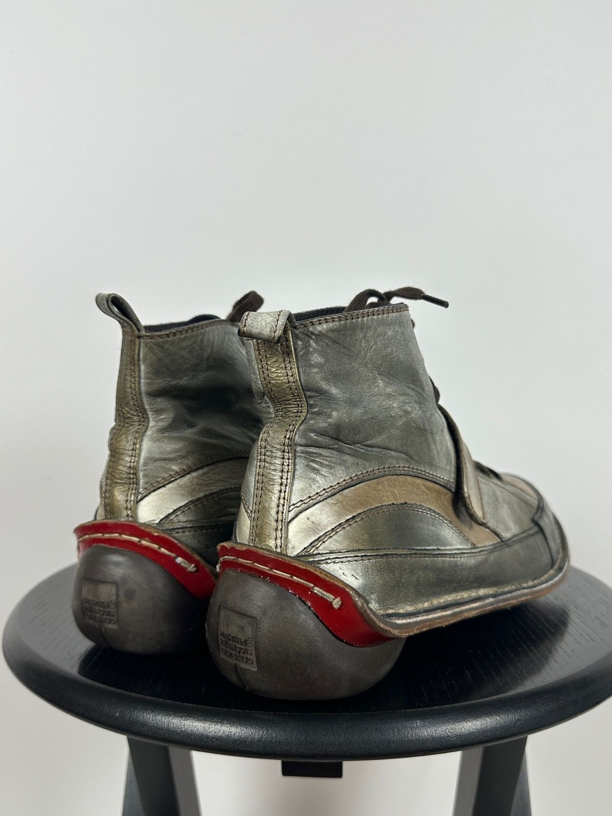 Marithe + Francois Girbaud 00s Vintage Marithé + François Girbaud High Top Sneakers Size US 8 / EU 41 - 2 Thumbnail