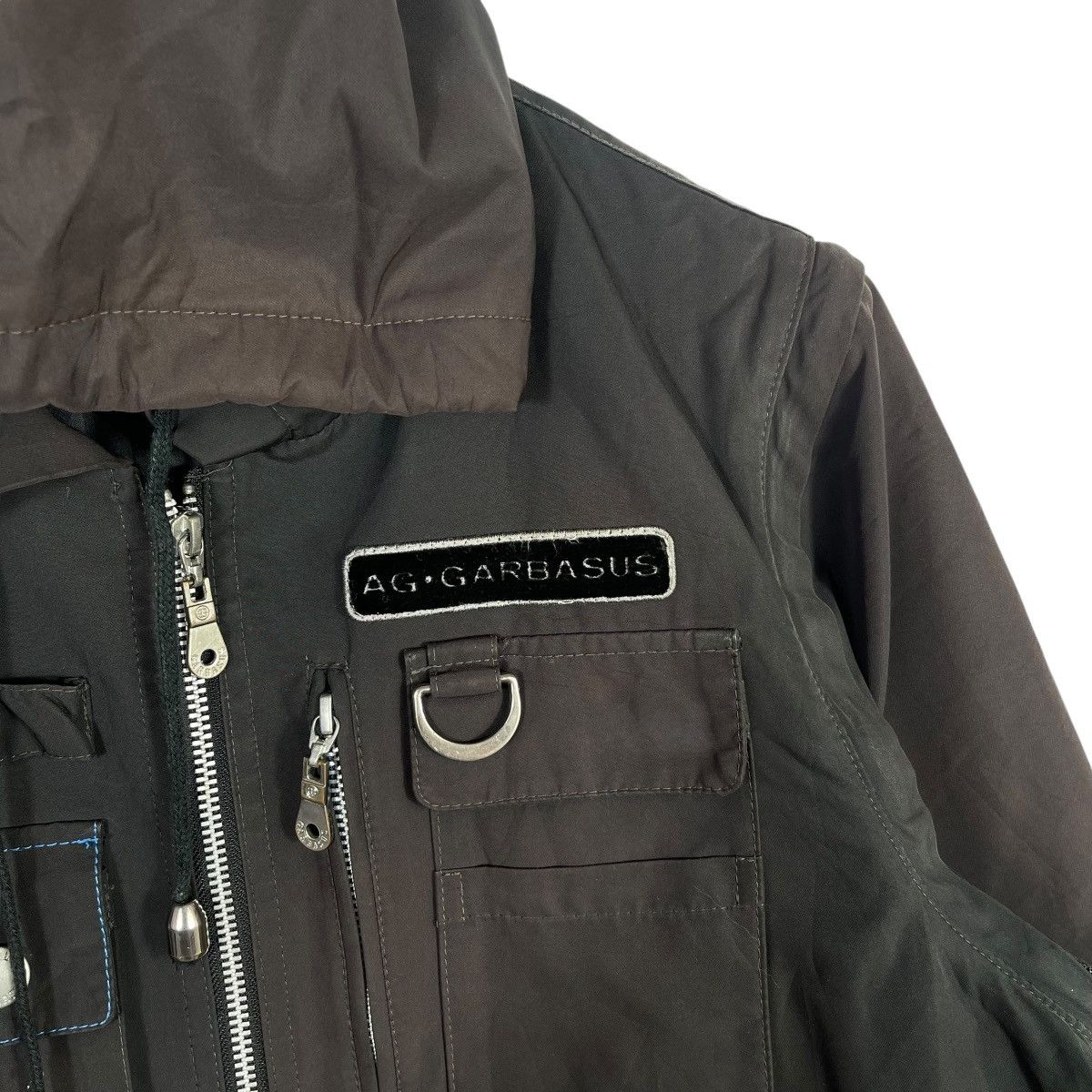 Vintage Vintage Garbasus Angelo Japan Tactical Utility Hooded Jacket Size US M / EU 48-50 / 2 - 6 Thumbnail