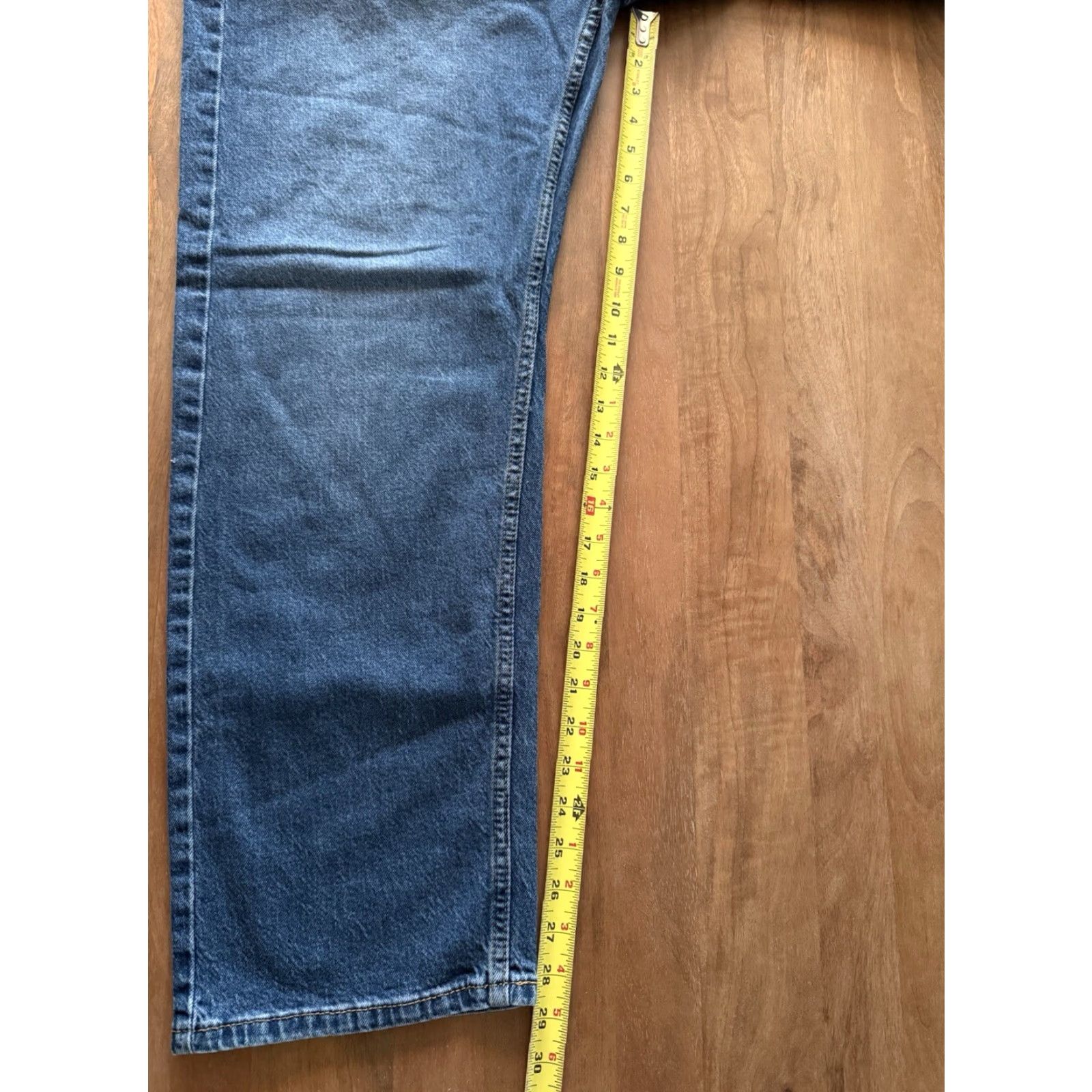 Levi's Levi's 505 Regular Fit Straight Leg Jeans Mens 40x30 Denim Blue Vintage 90s Hip Hop Punk USA Logo City Cars Motorcycle Size US 40 / EU 56 - 6 Thumbnail