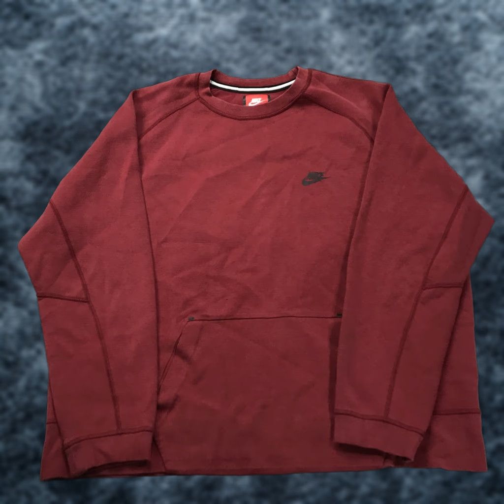 Nike Nike Sweatshirt Mens 2XL Black Red Fleece Crewneck Pullover Swoosh Logo Sportswear Nike Shoes? Size US XXL / EU 58 / 5 - 1 Thumbnail