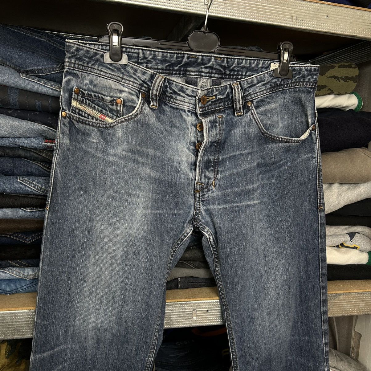 Diesel Vintage Diesel Basic Streetwear blue denim y2k jeans Size US 34 / EU 50 - 8 Thumbnail