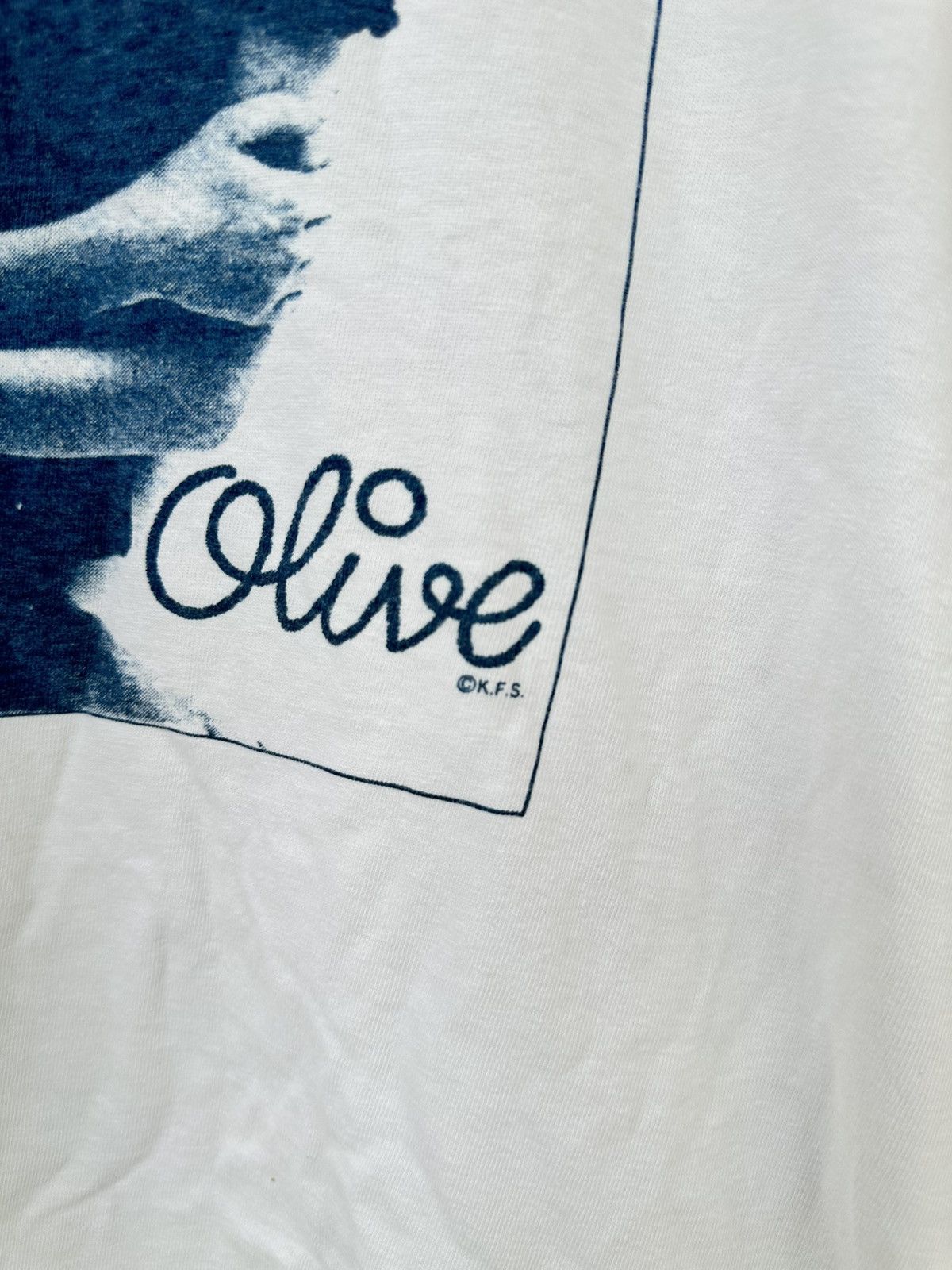 Vintage Rare Vintage 90s Shelly Duvall Olive Oyl Popeye Photo Tee Size US M / EU 48-50 / 2 - 3 Thumbnail