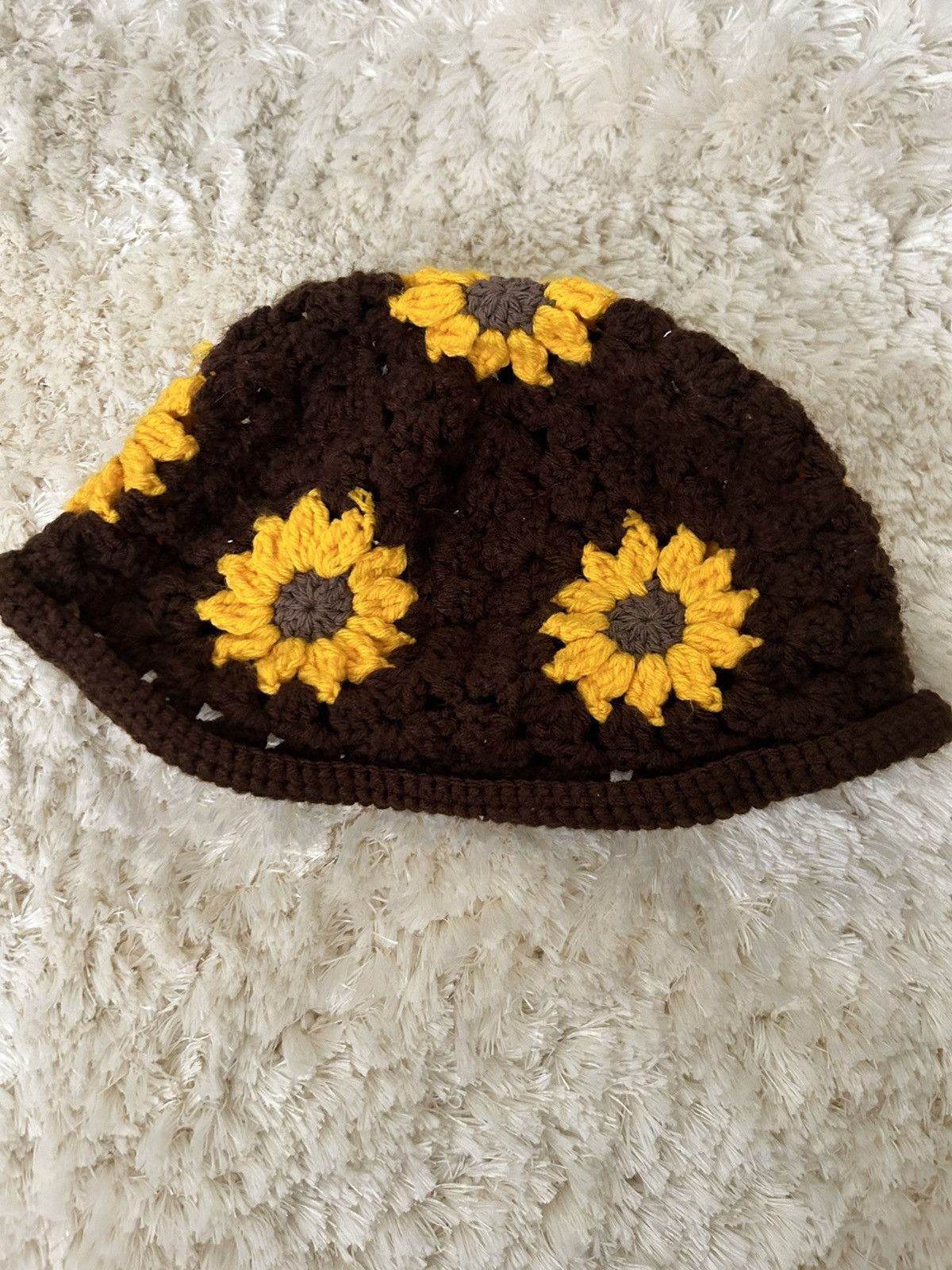 Advisry Clothing Sunflower knit hat Size ONE SIZE - 1 Thumbnail